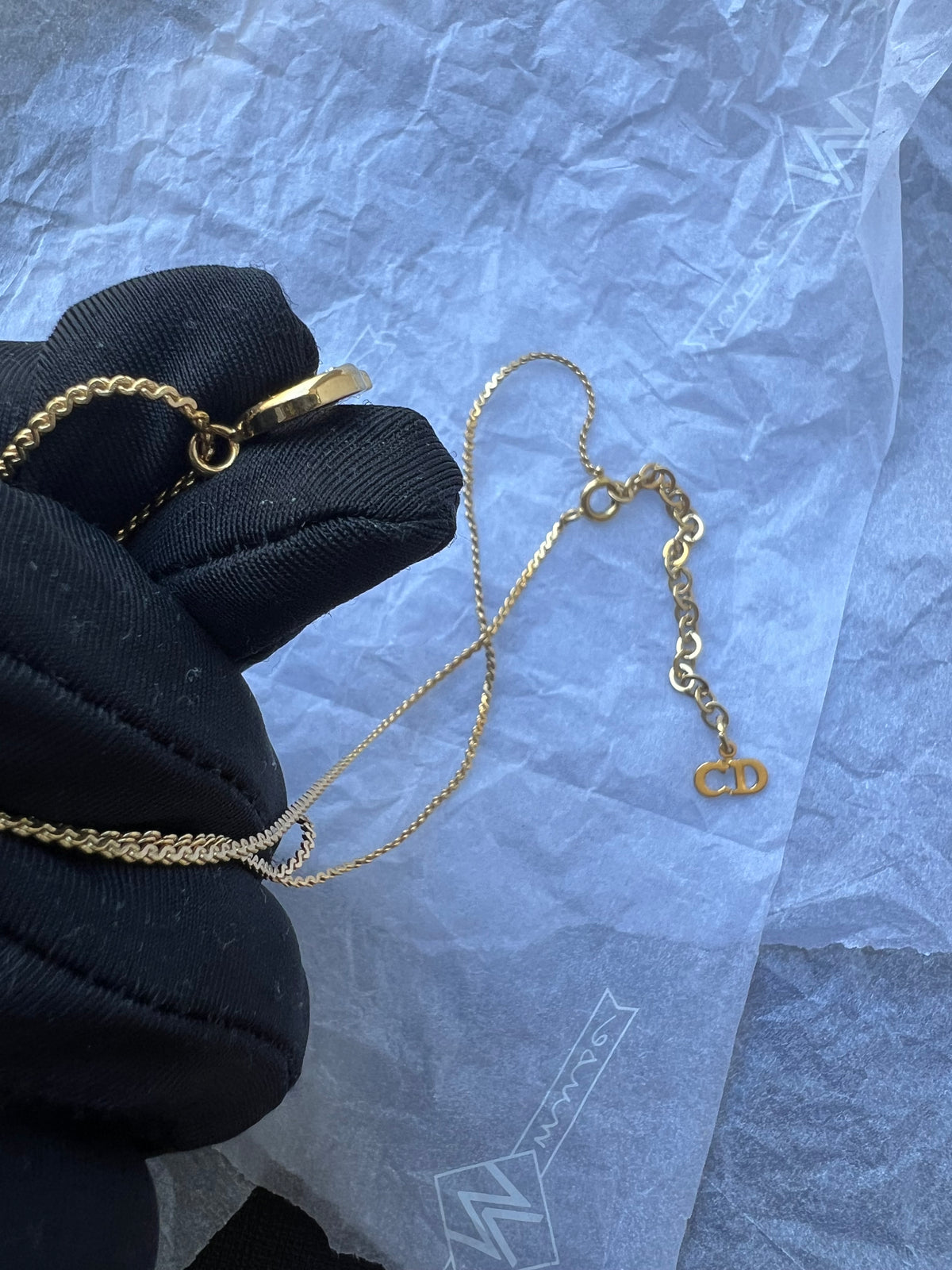 Pre-loved Christian Dior Vintage Crystal-embellished Necklace
