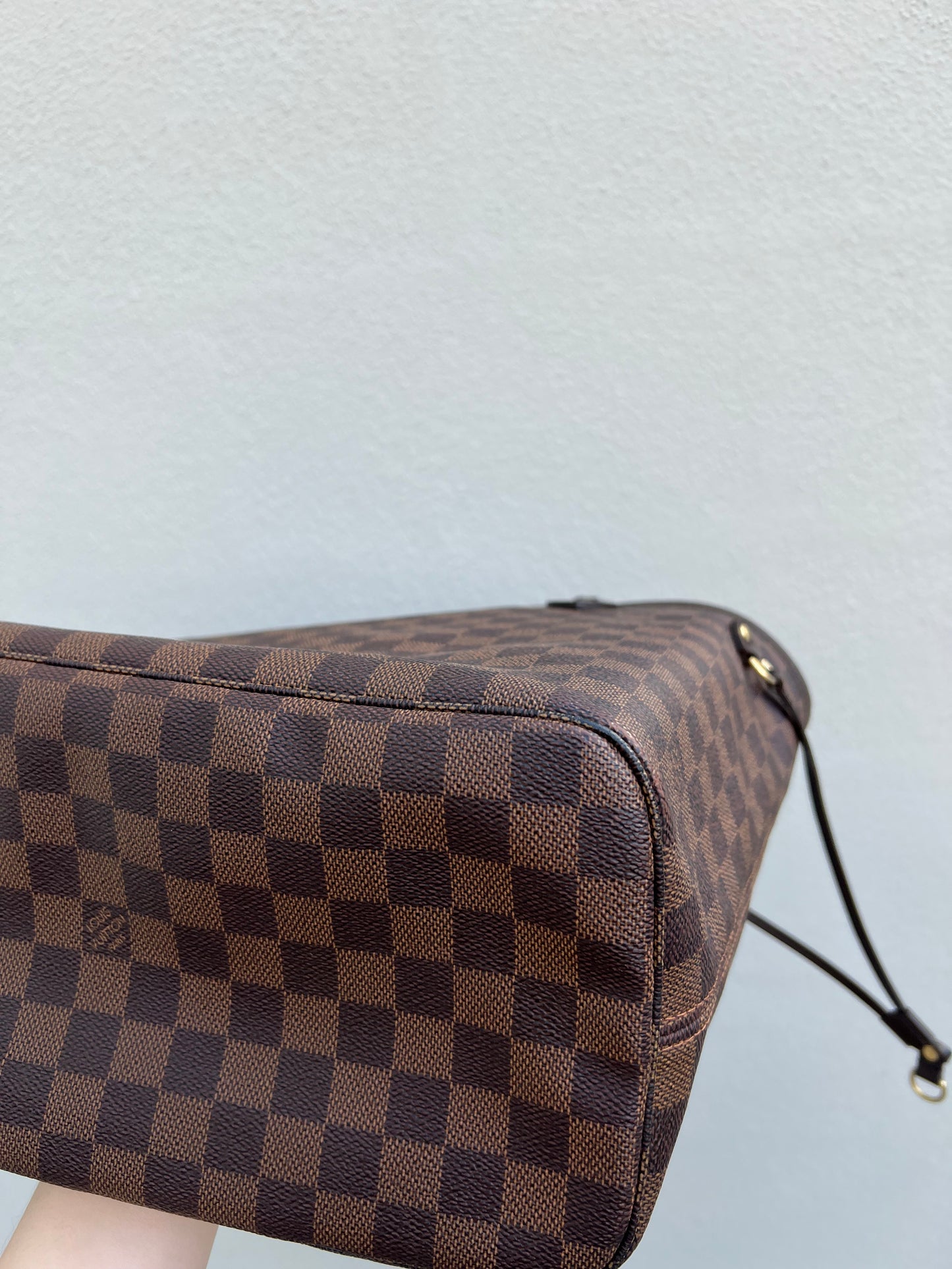 Pre-loved Louis Vuitton Neverfull MM Damier Ebene Tote Bag 2010