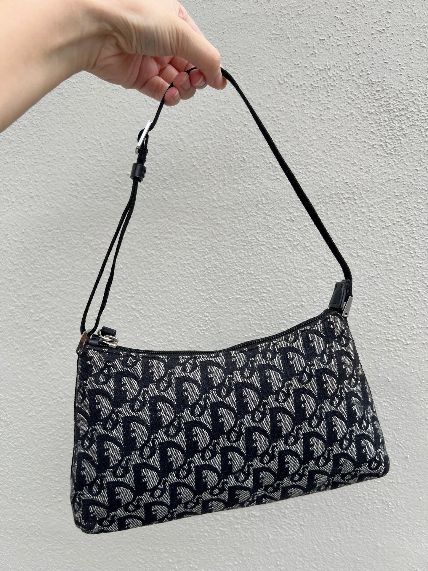 Pre-loved Christian Dior vintage Trotter Shoulder Bag