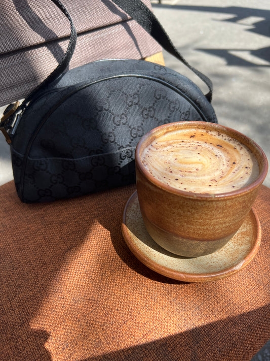 Pre-loved Gucci GG Monogram Half Moon Pochette Shoulder Bag Black