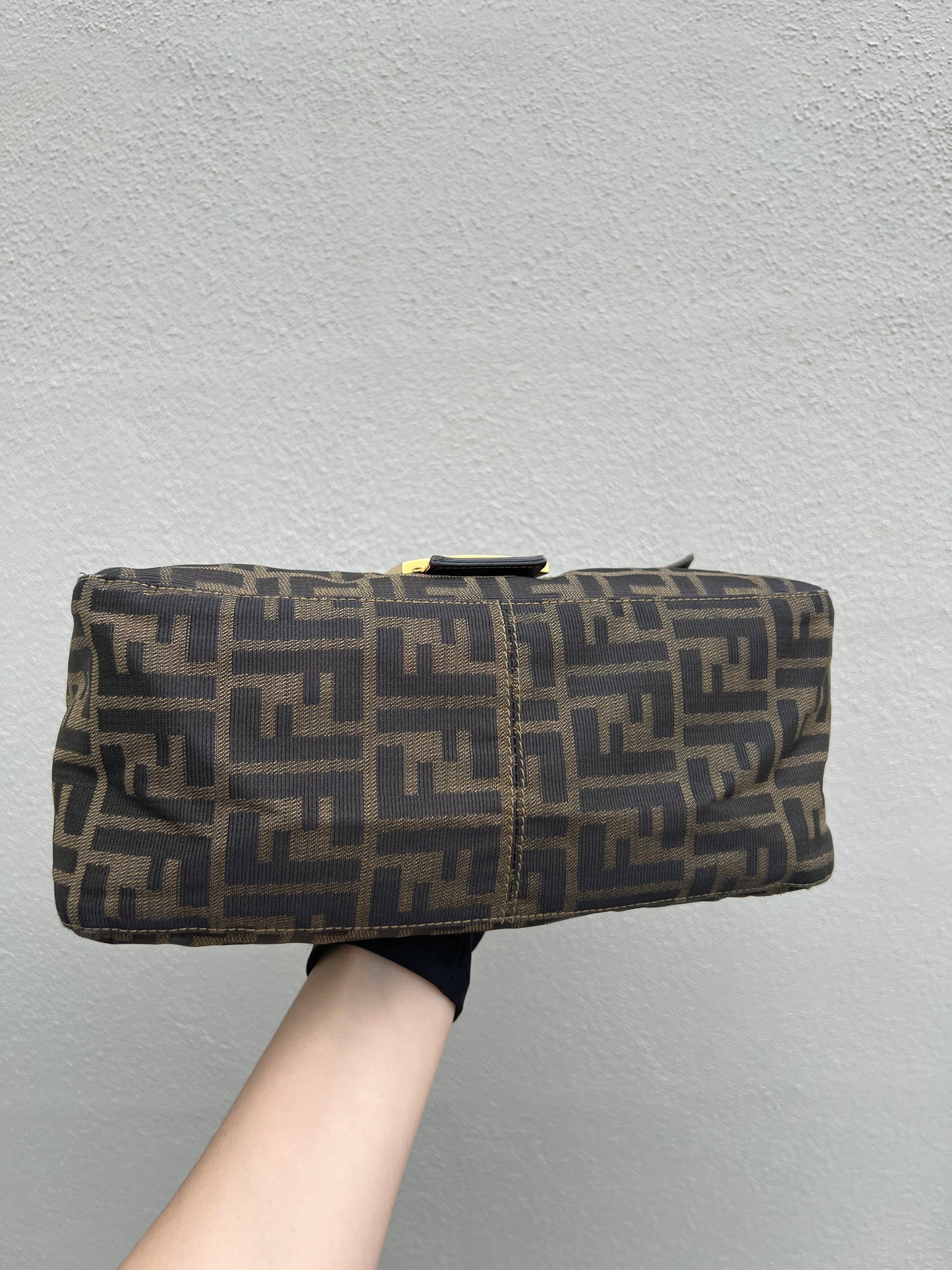 Pre-loved Fendi Vintage Zucca Mamma Handbag