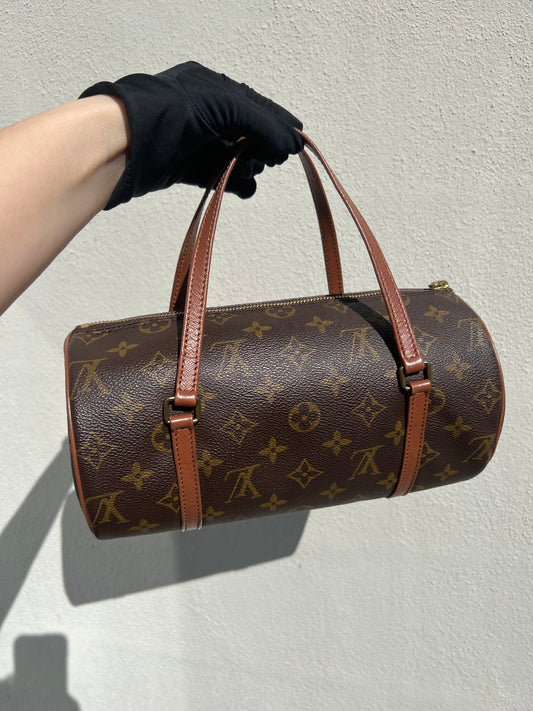 Pre-loved Louis Vuitton Brown Monogram Canvas Papillon 26cm Handbag