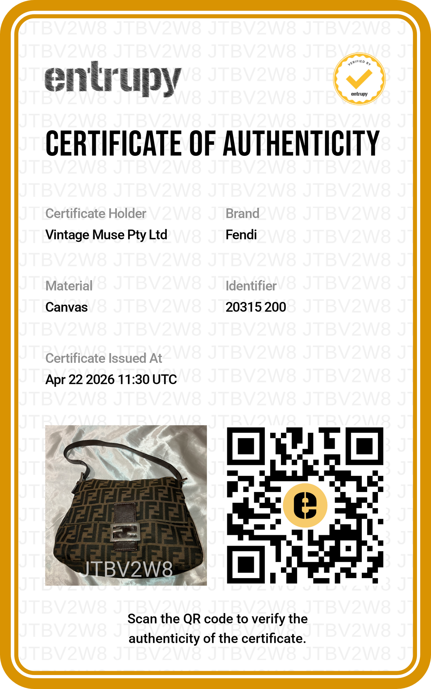 Pre-loved Fendi Vintage Zucca Mamma Handbag