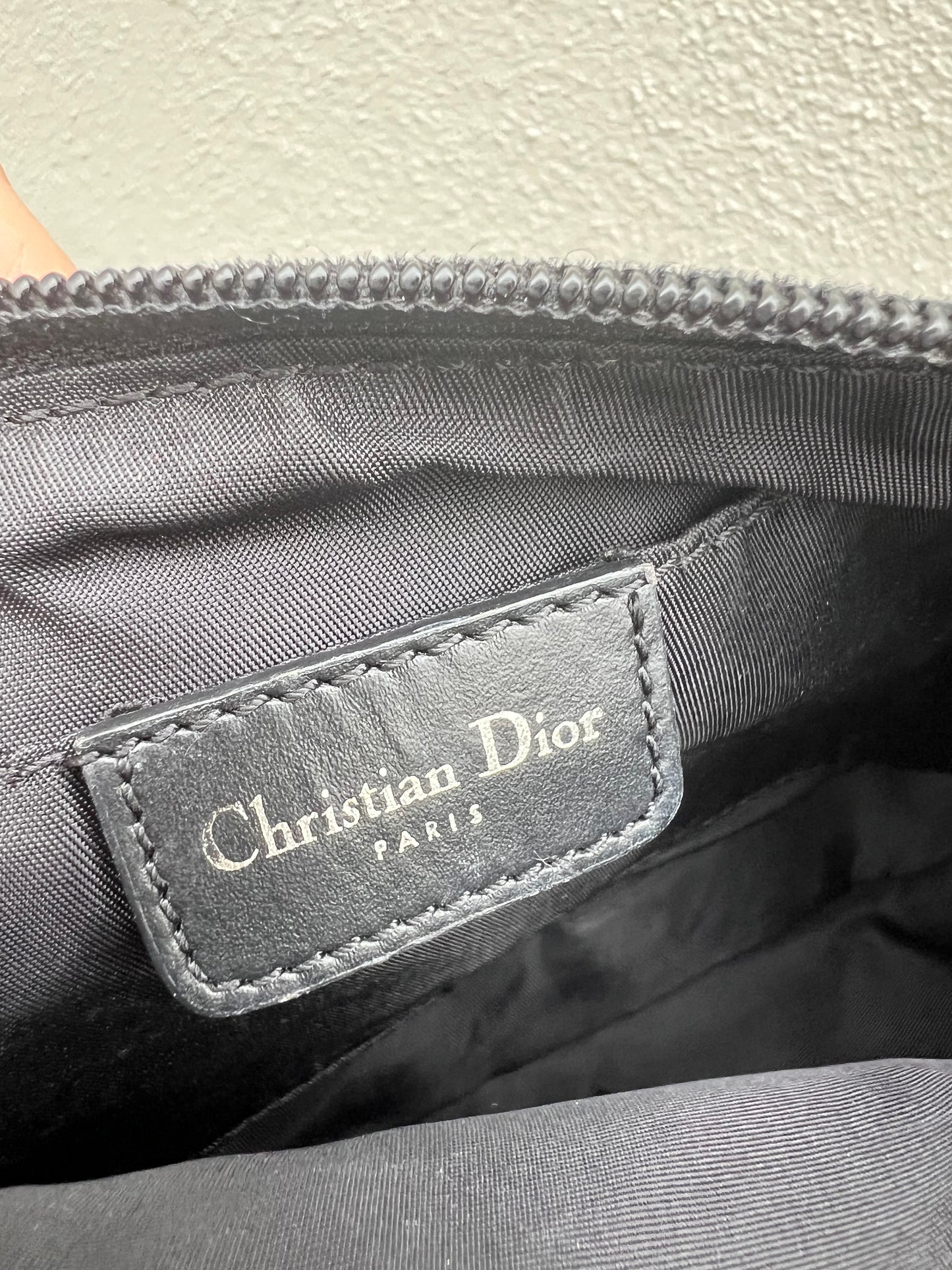 Pre-loved Christian Dior vintage Trotter Shoulder Bag