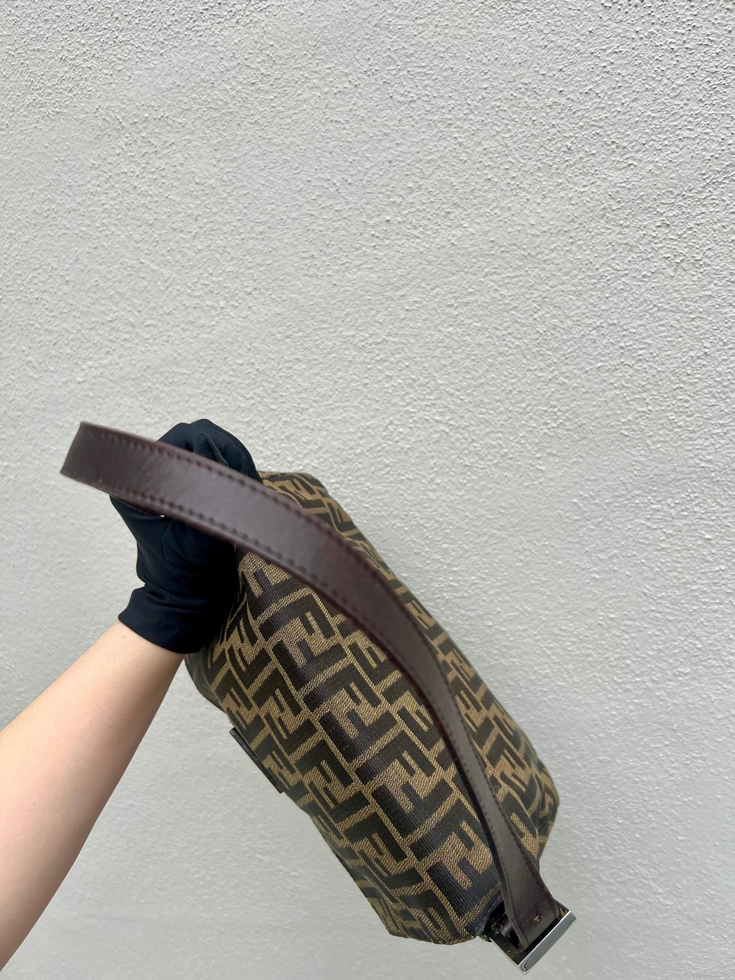 Pre-loved Fendi Vintage Zucca Mamma Handbag