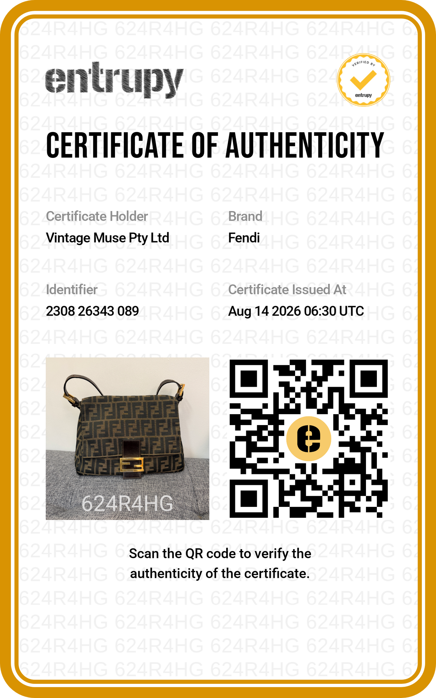 Pre-loved Fendi Vintage Zucca Mamma Handbag