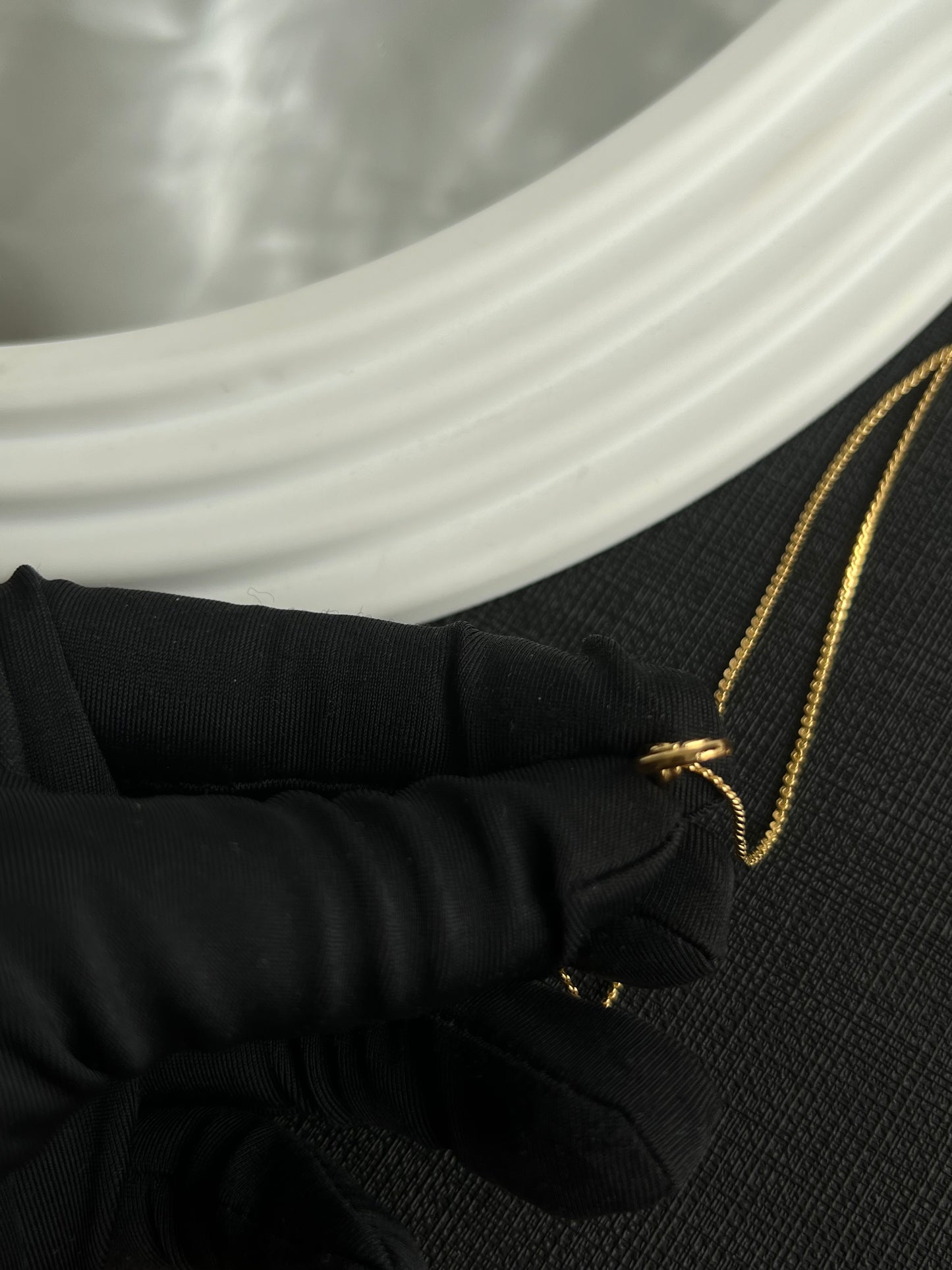 Pre-loved Christian Dior Vintage Logo-pendant Chain Necklace