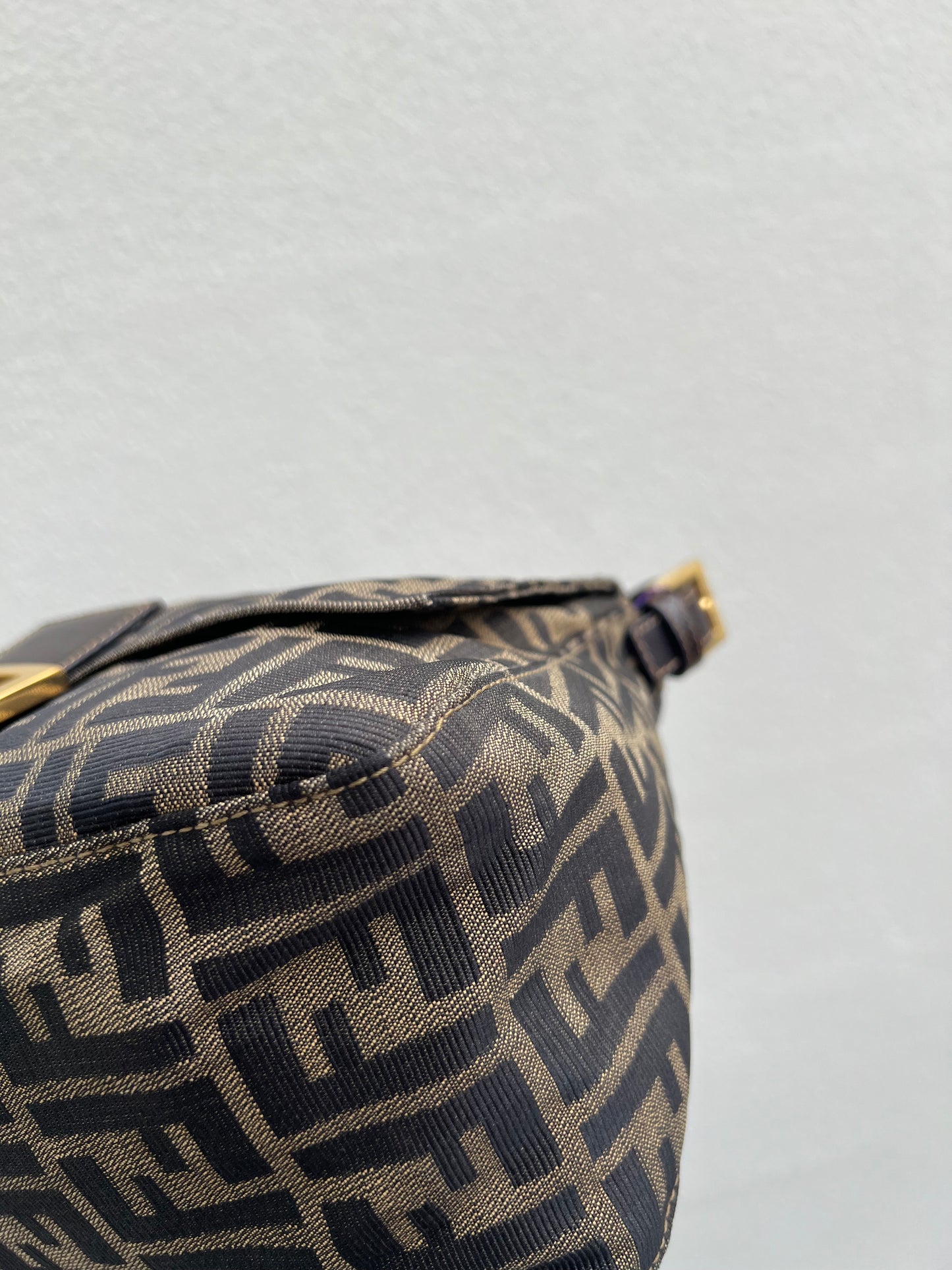 Pre-loved Fendi Vintage Zucca Mamma Handbag