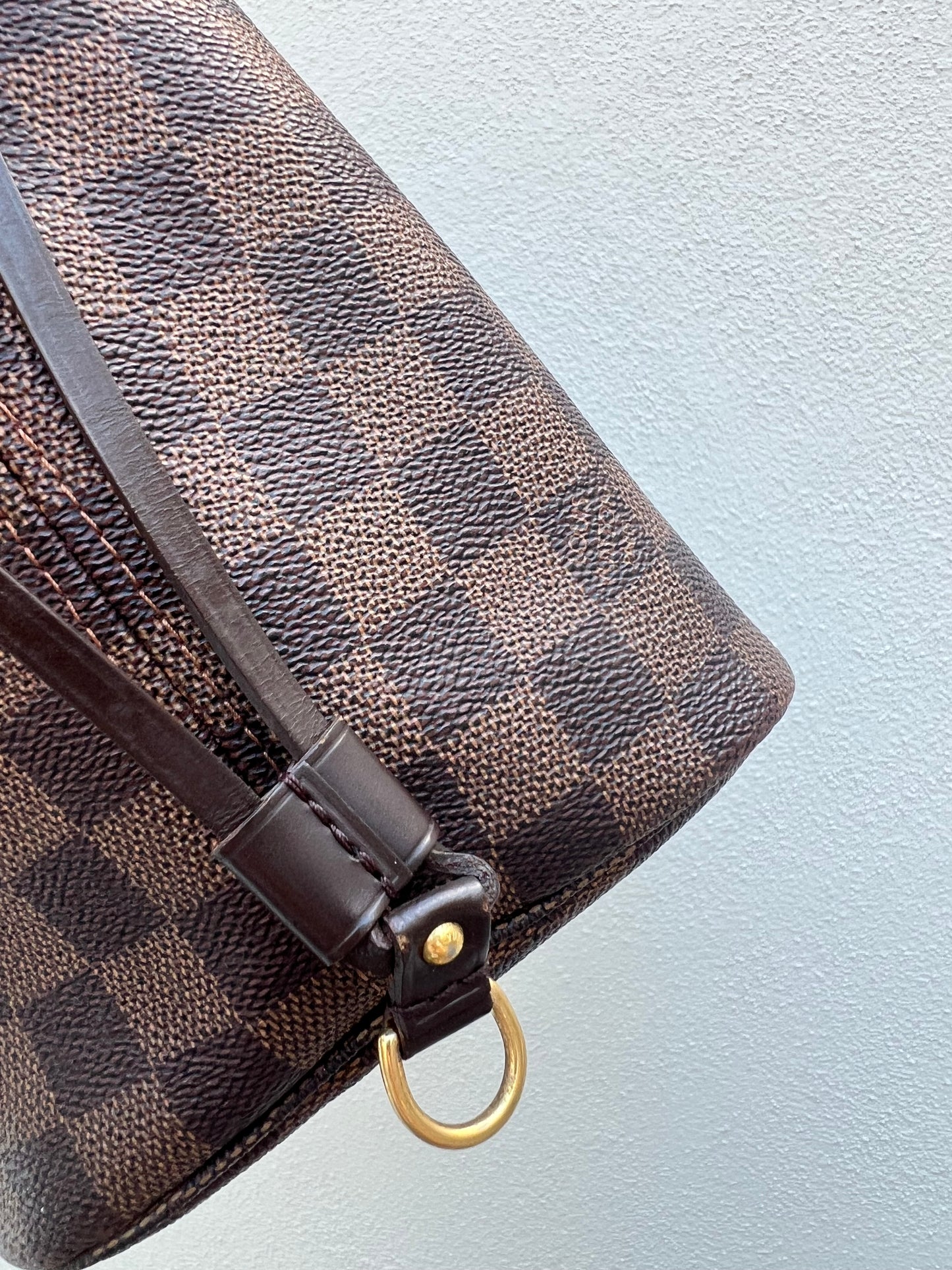 Pre-loved Louis Vuitton Neverfull MM Damier Ebene Tote Bag 2010