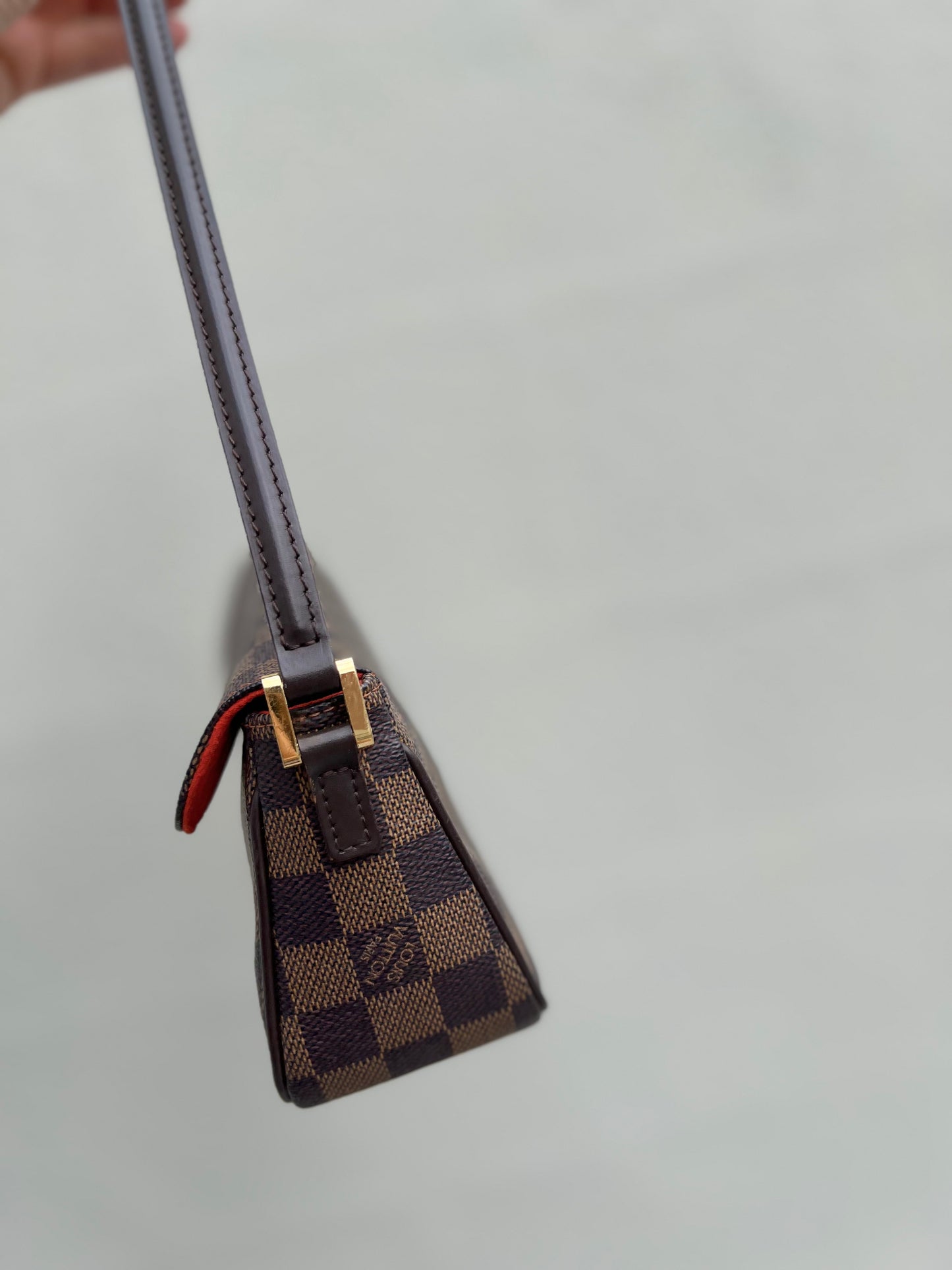 Pre-loved Louis Vuitton Damier Ebene Recoleta Shoulder Bag 2003