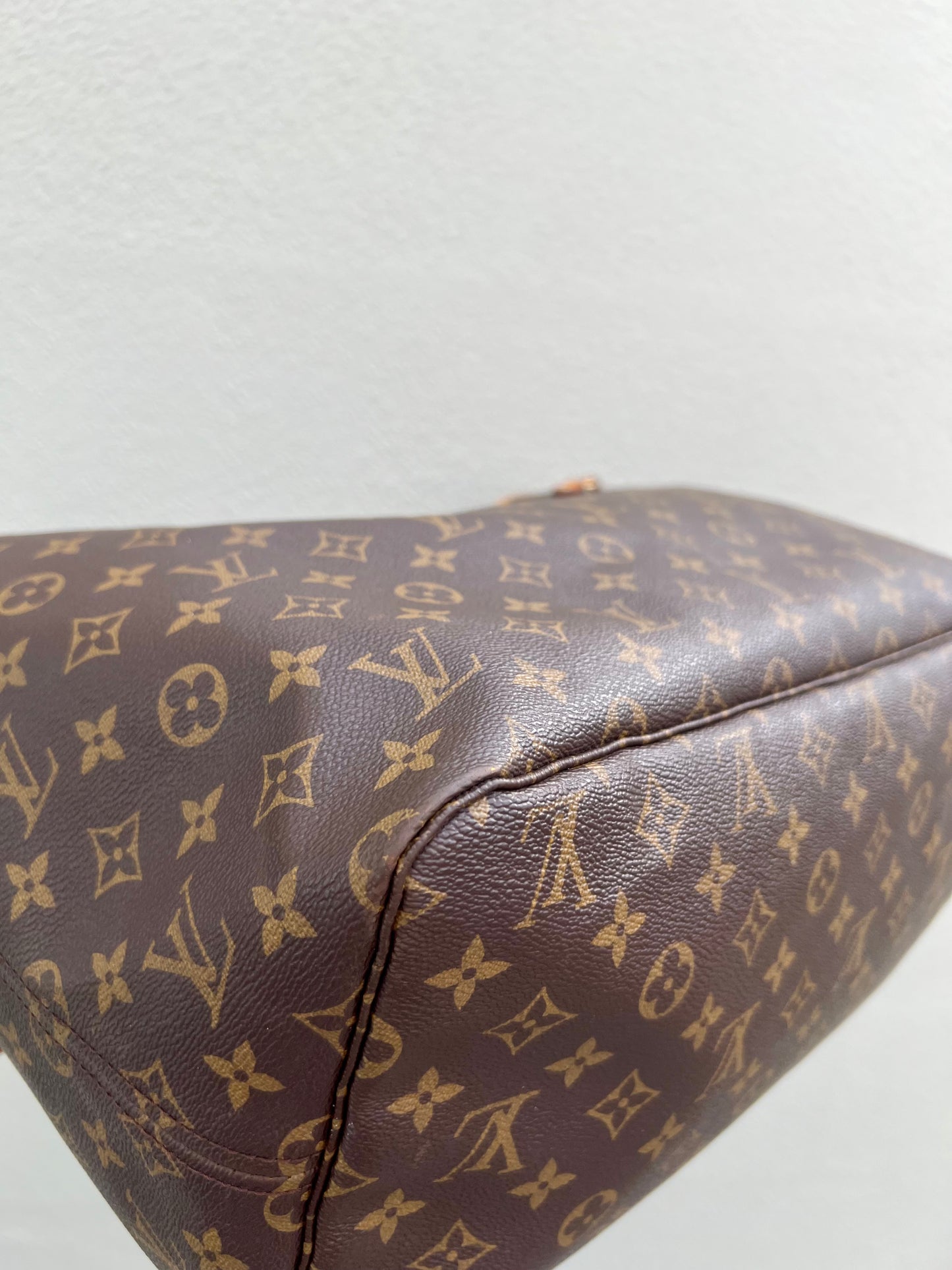 Pre-loved Louis Vuitton Neverfull Leather Tote GM Monogram 2013