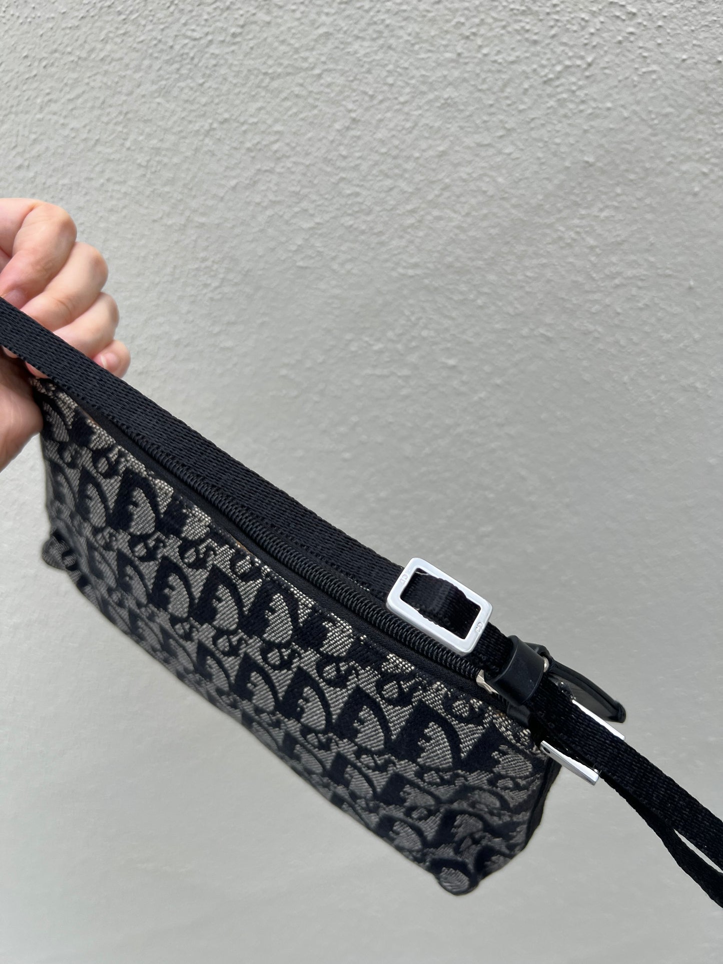 Pre-loved Christian Dior vintage Trotter Shoulder Bag