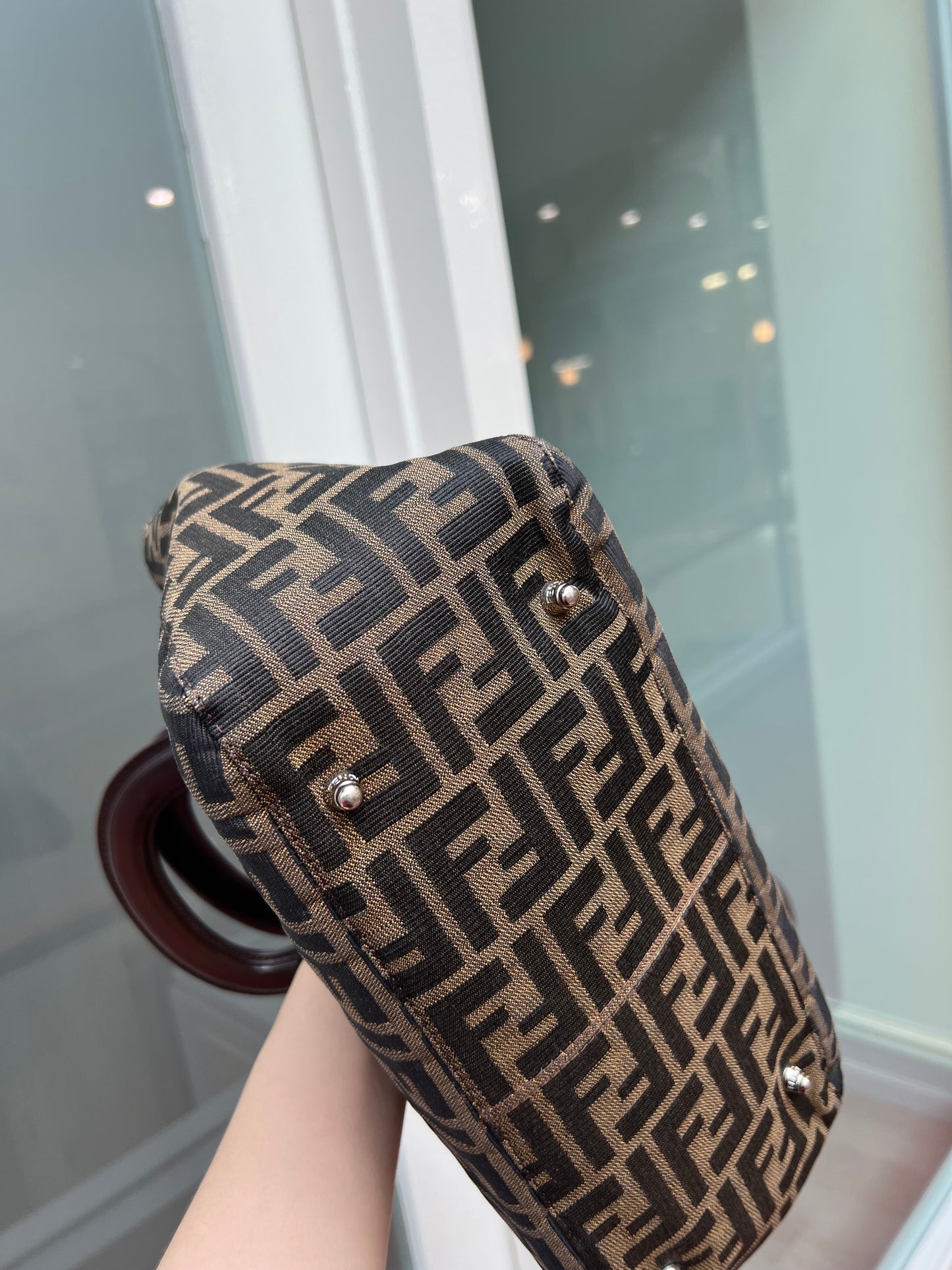 Pre-loved Fendi Vintage Zucca Print tote bag