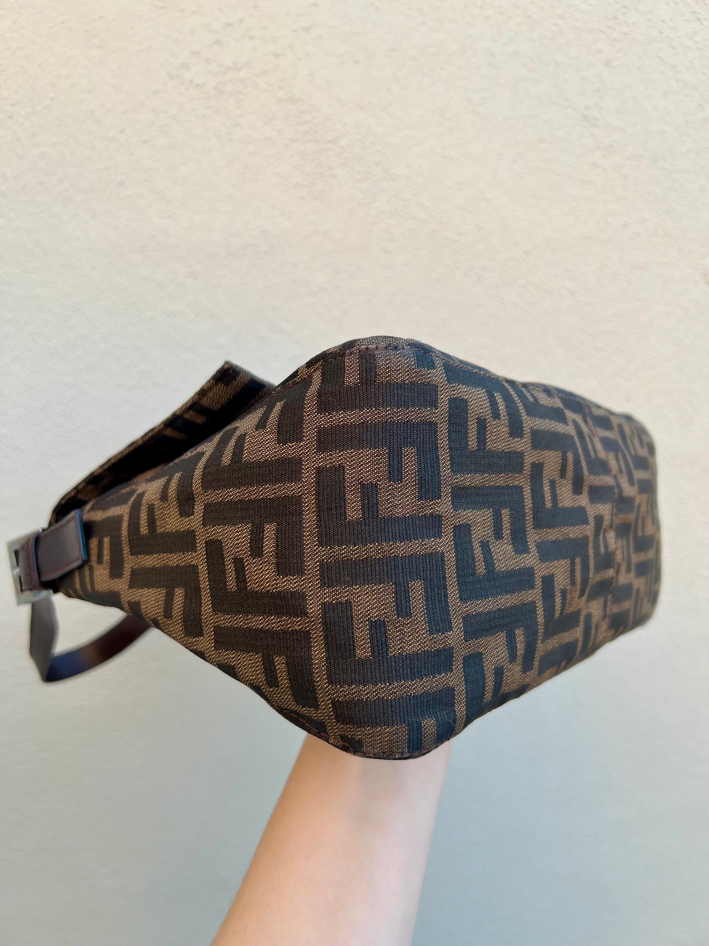 Pre-loved Fendi Vintage Zucca Mamma Handbag