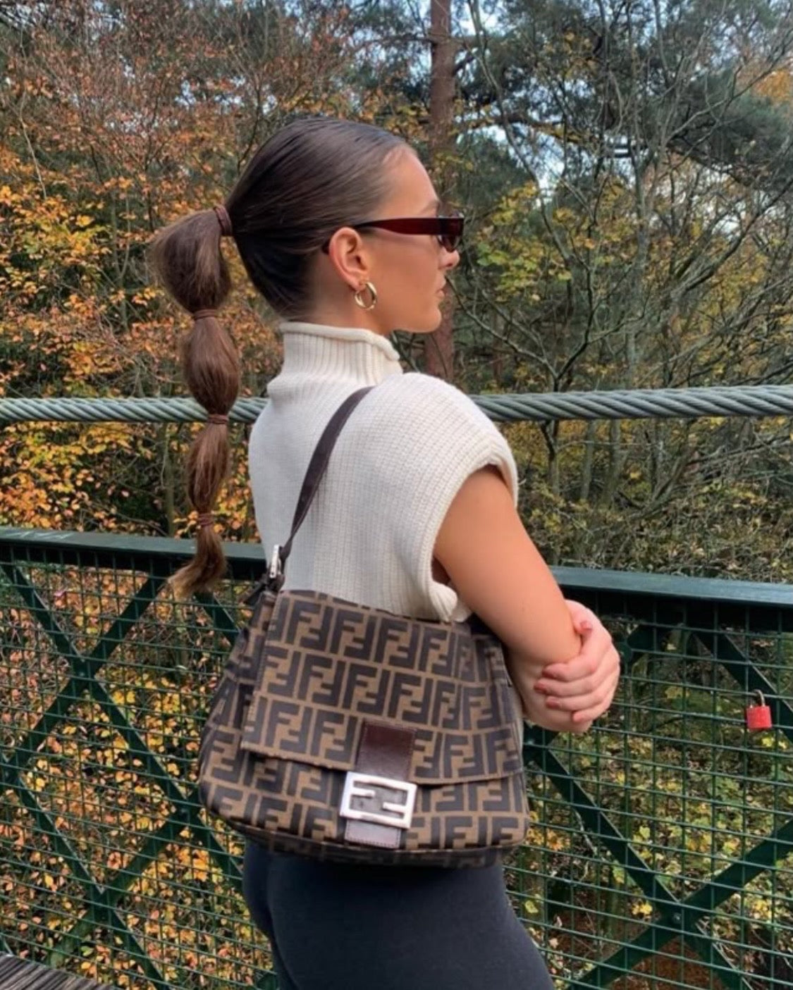 Pre-loved Fendi Vintage Zucca Mamma Handbag