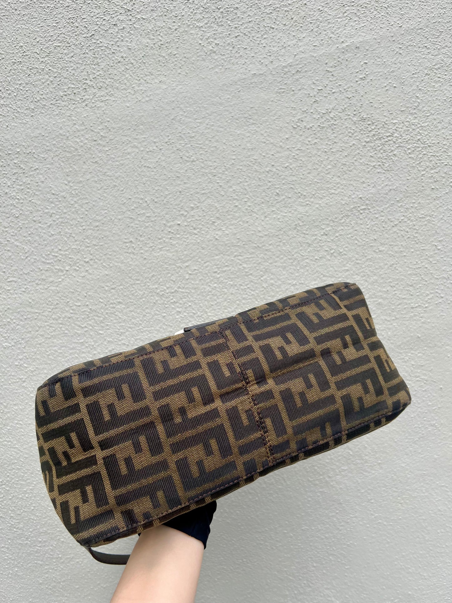 Pre-loved Fendi Vintage Zucca Mamma Handbag