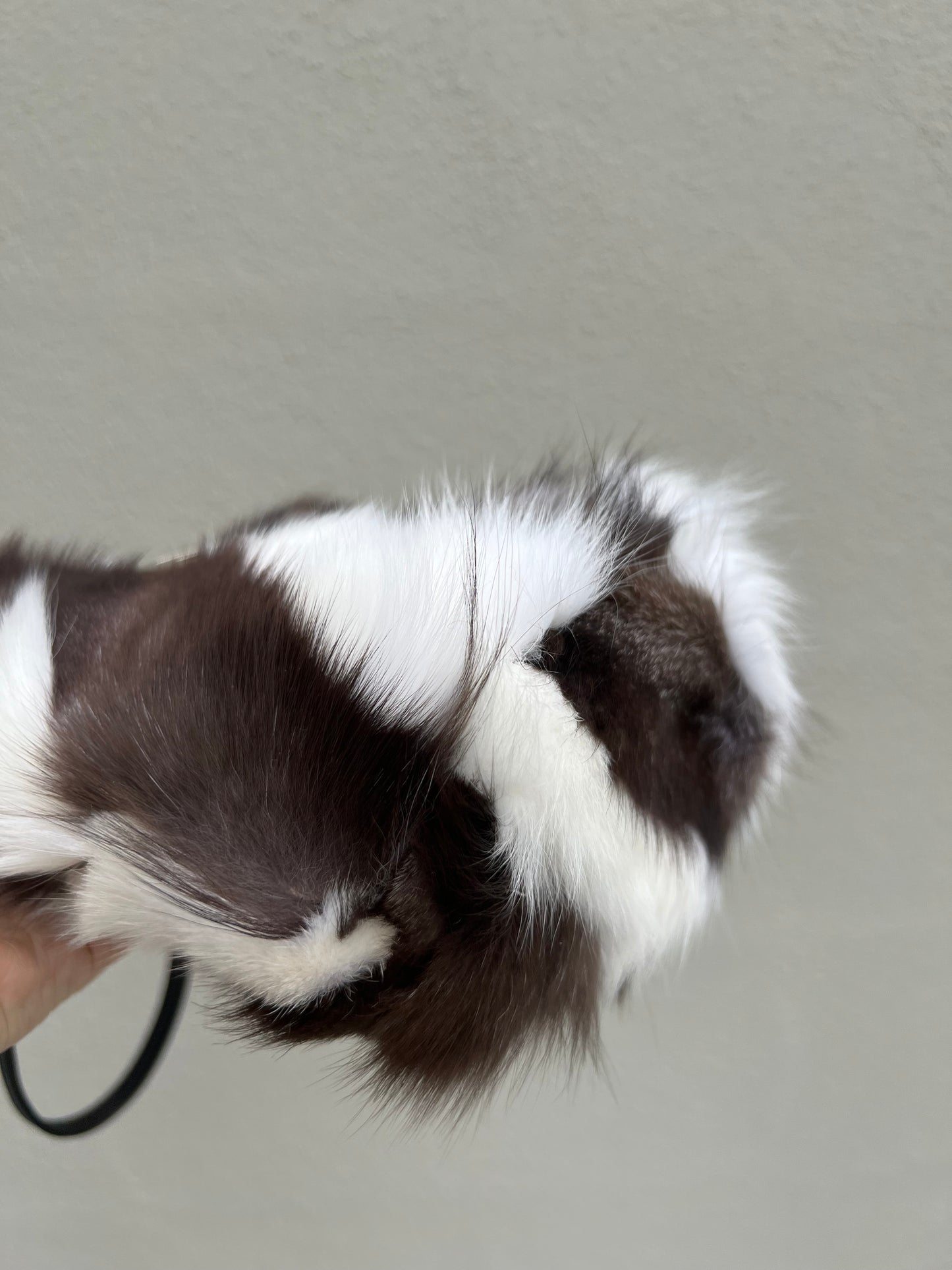Pre-loved Fendi Vintage
Animal Print Mink Fur
Mini Bucket Bag