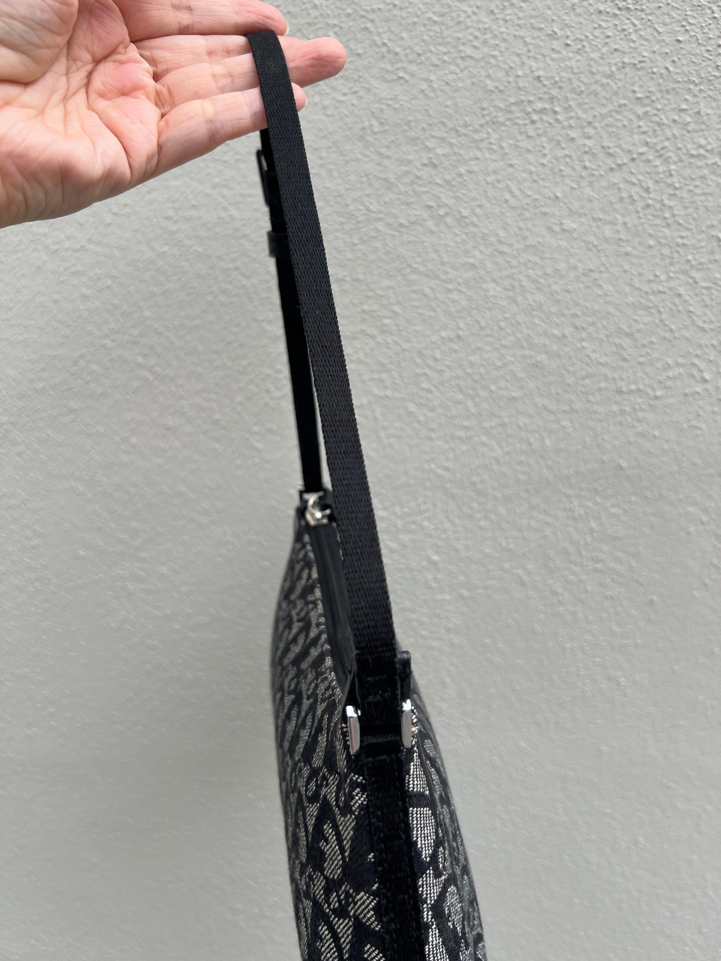 Pre-loved Christian Dior vintage Trotter Shoulder Bag