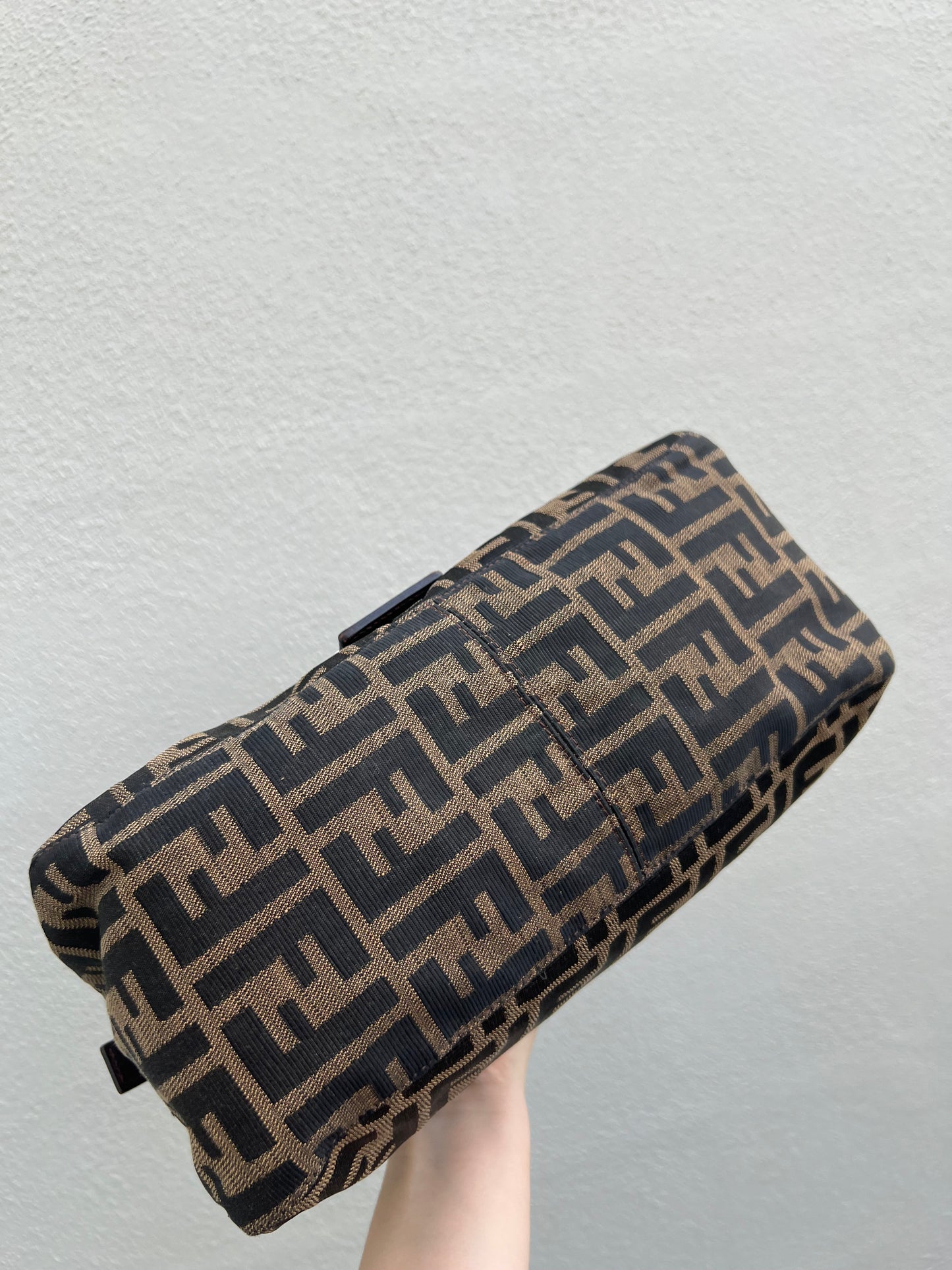 Pre-loved Fendi Vintage Zucca Mamma Handbag