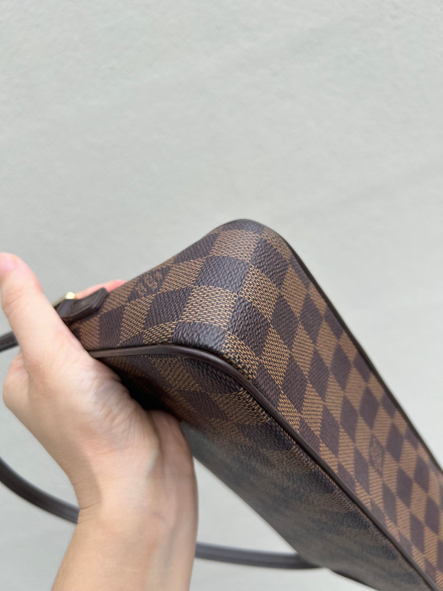 Pre-loved Louis Vuitton Damier Ebene Recoleta Shoulder Bag 2003