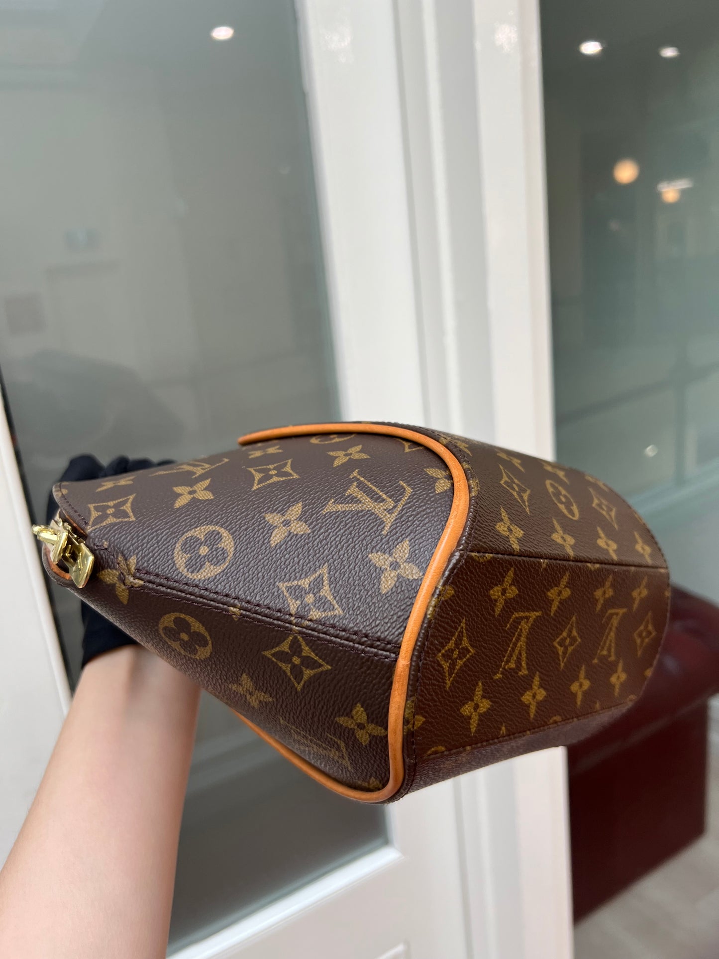 Pre-loved Louis Vuitton Vintage Ellipse Cloth Handbag PM Monogram 2002