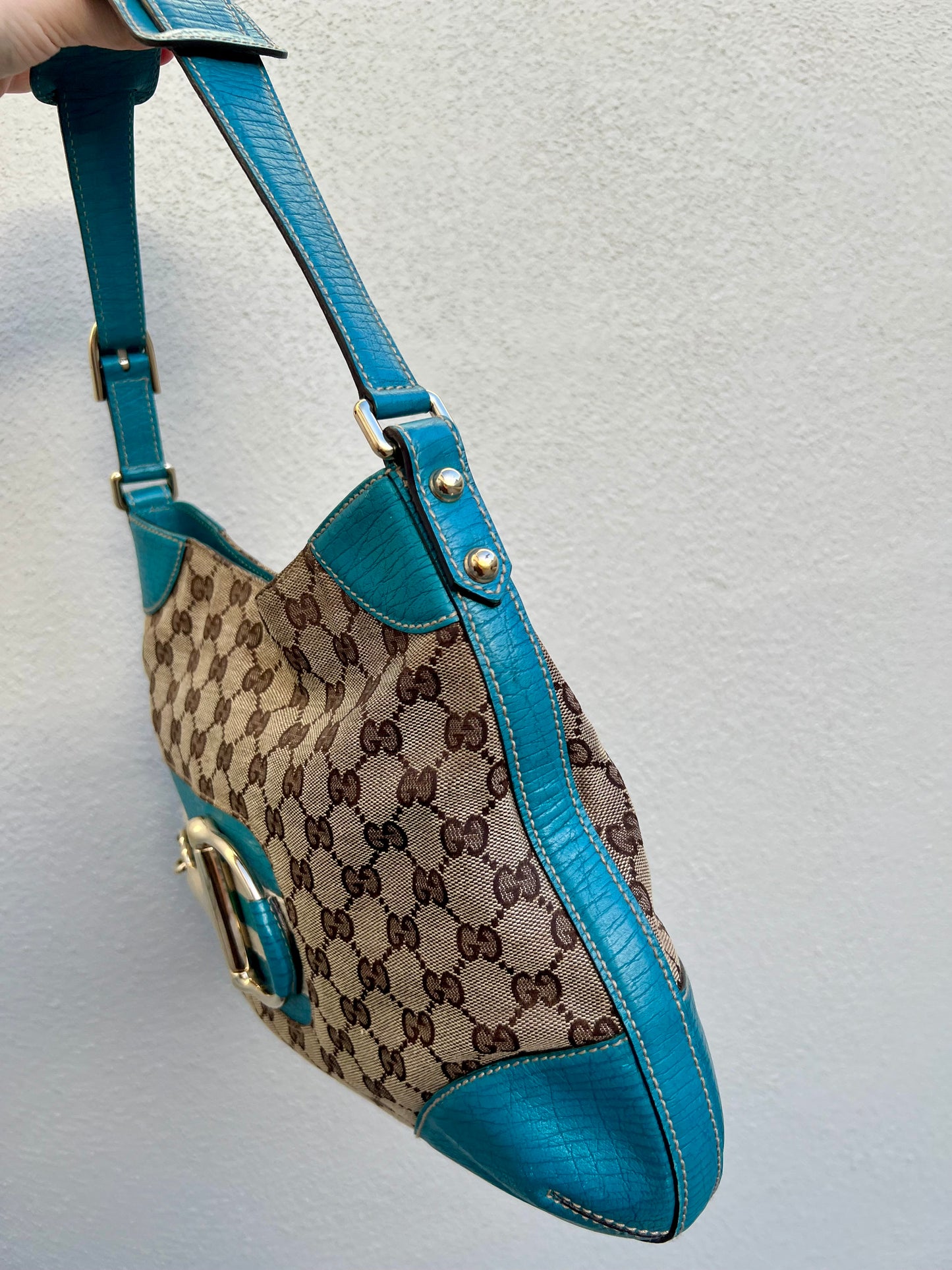 Pre-loved Gucci Horsebit Hasler Hobo Shoulder bag