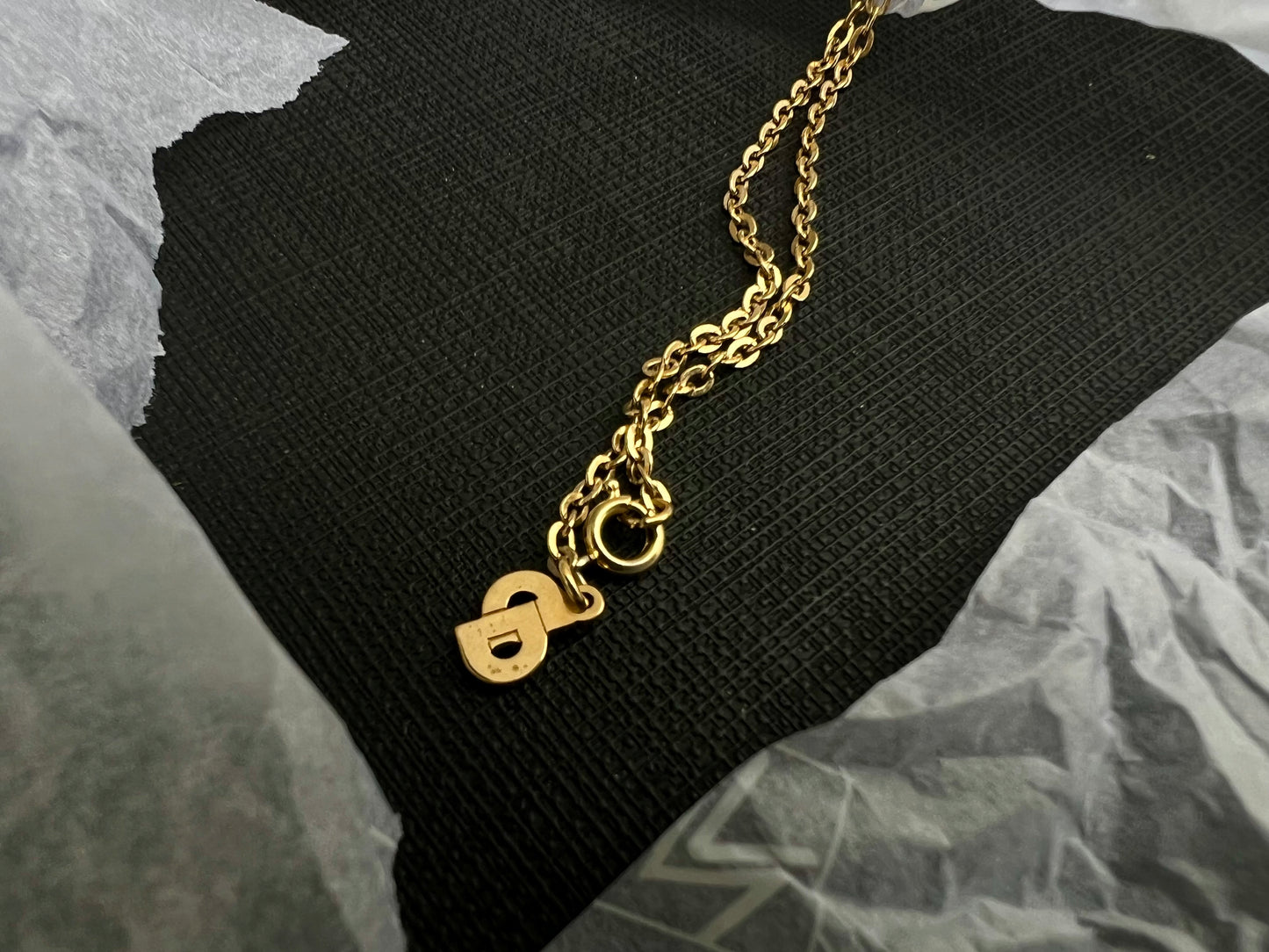 Pre-loved Vintage Christian Dior Logo Necklace