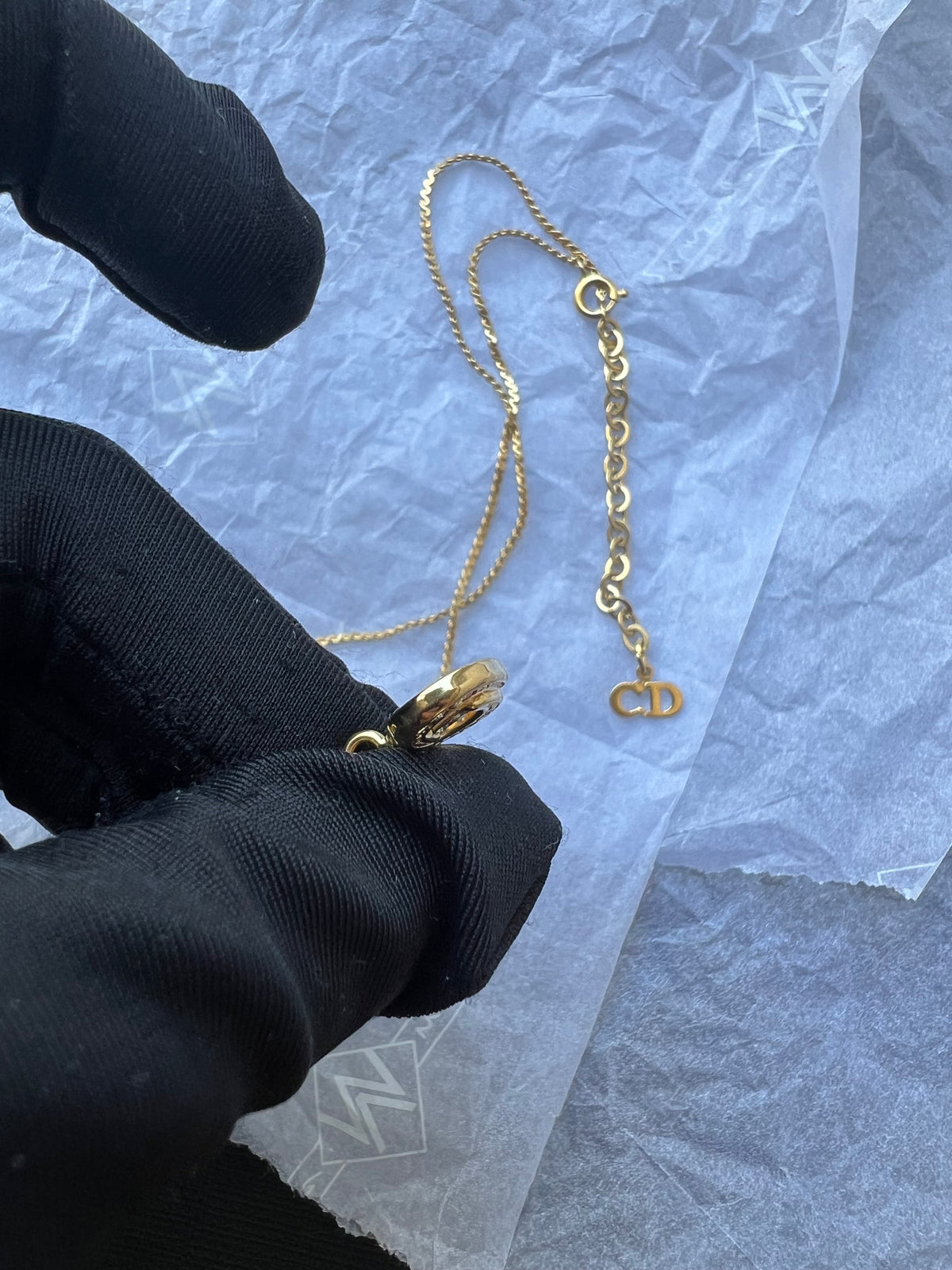 Pre-loved Christian Dior Vintage Crystal-embellished Necklace