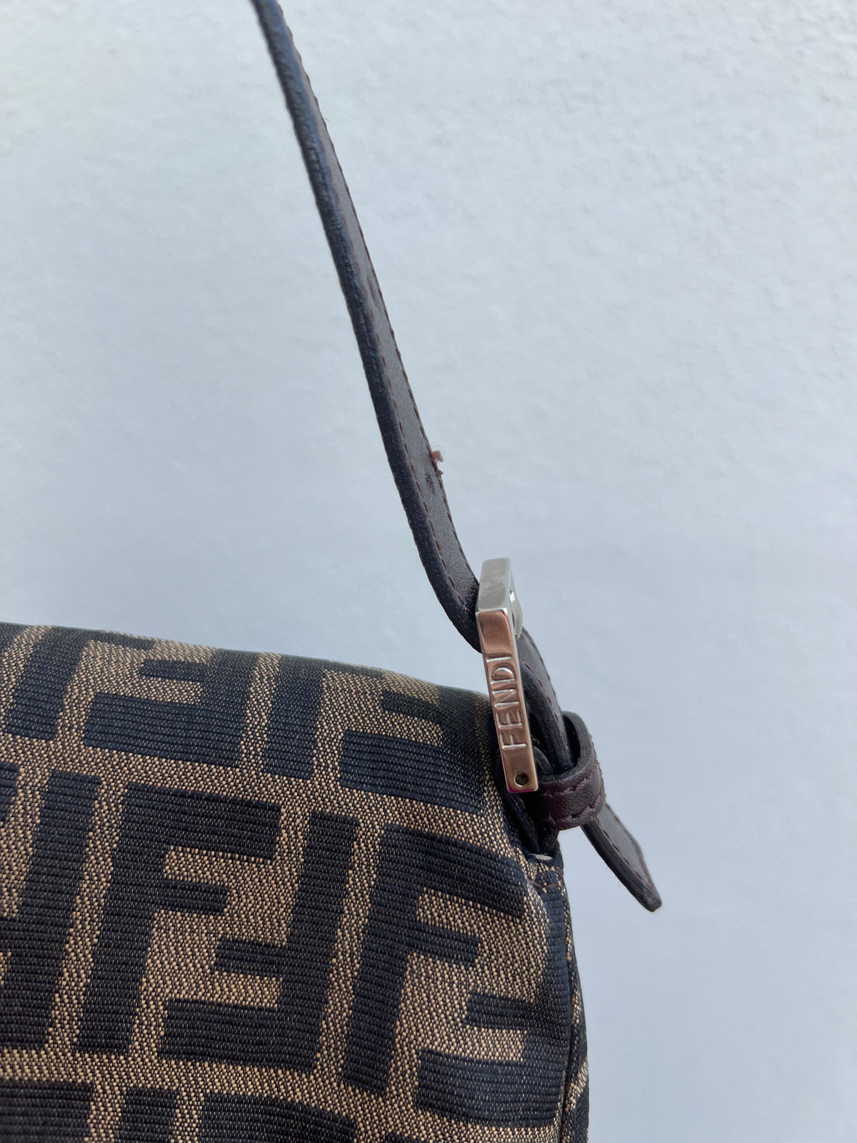 Pre-loved Fendi Vintage Zucca Mamma Handbag