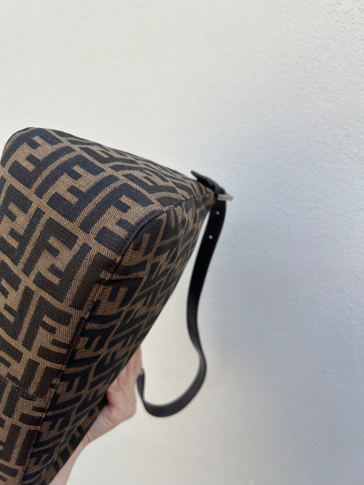 Pre-loved Fendi Vintage Zucca Mamma Handbag