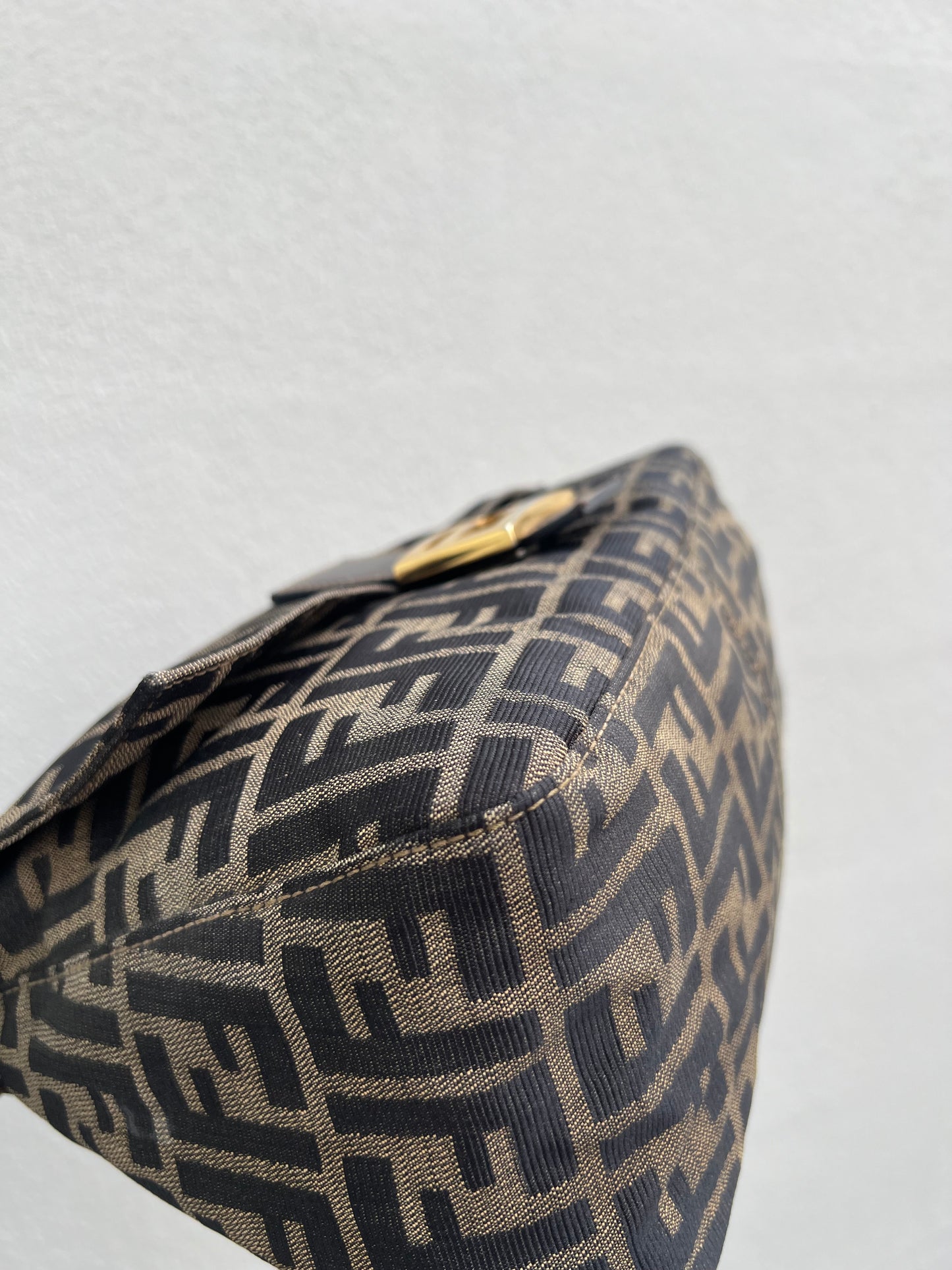 Pre-loved Fendi Vintage Zucca Mamma Handbag