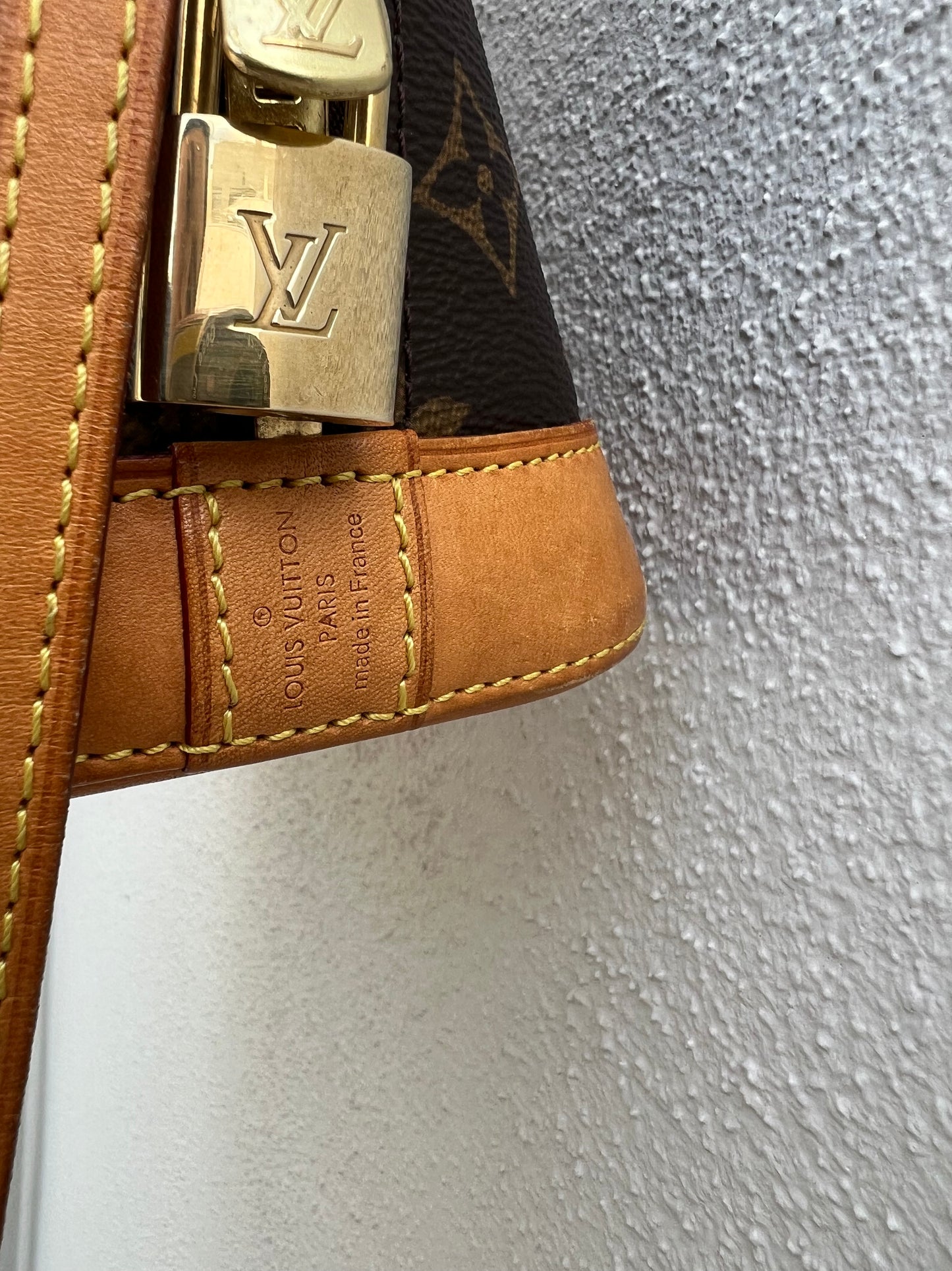 Pre-Owned Louis Vuitton Alma BB two-way handbag monogram 2016