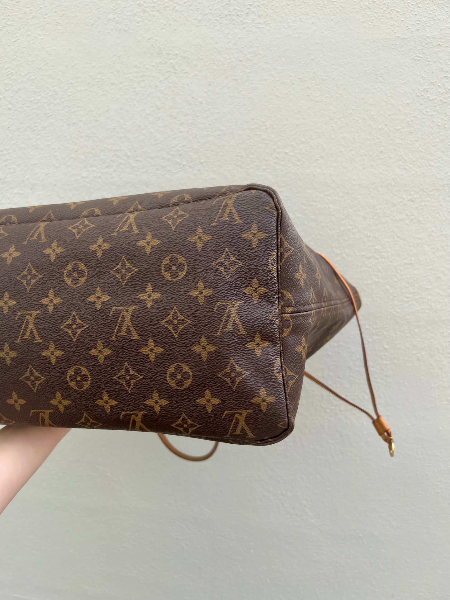 Pre-loved Louis Vuitton Neverfull Leather Tote GM Monogram 2013