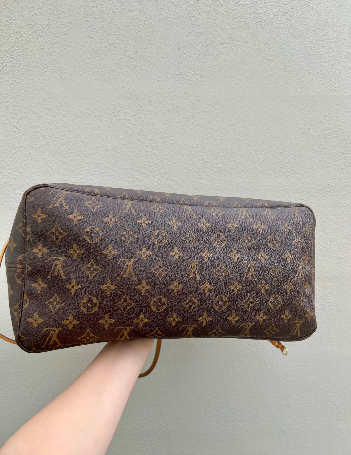 Pre-loved Louis Vuitton Neverfull Leather Tote GM Monogram 2013