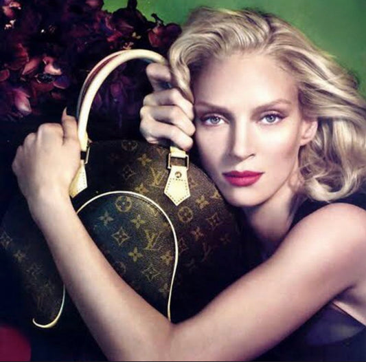 Pre-loved Louis Vuitton Vintage Ellipse Cloth Handbag PM Monogram 1997