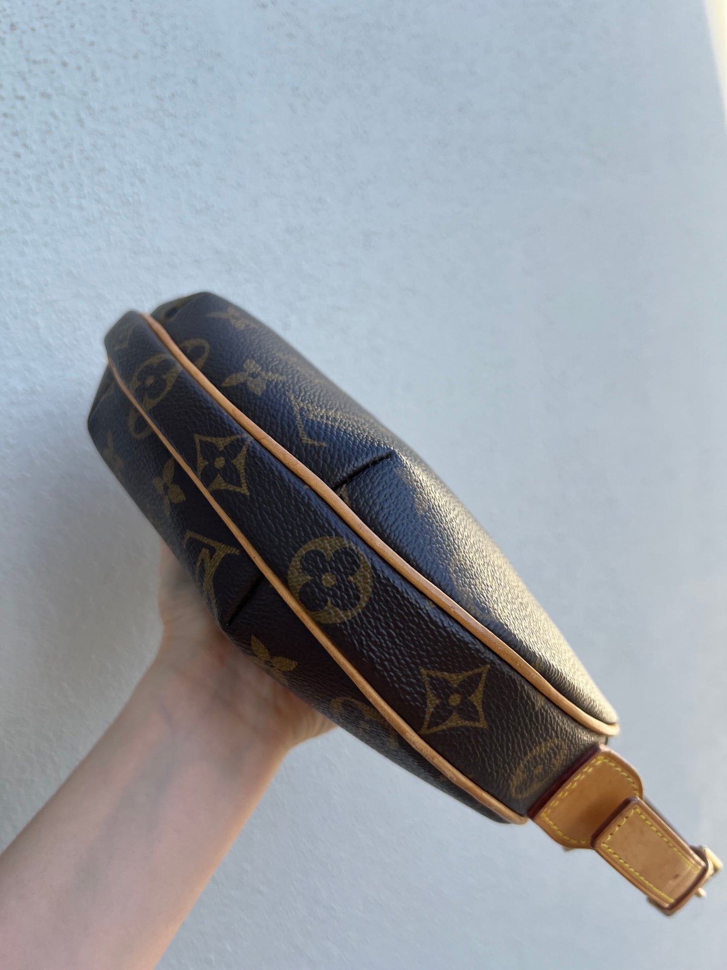 Pre-loved Louis Vuitton Pochette Croissant Shoulder Bag PM Monogram