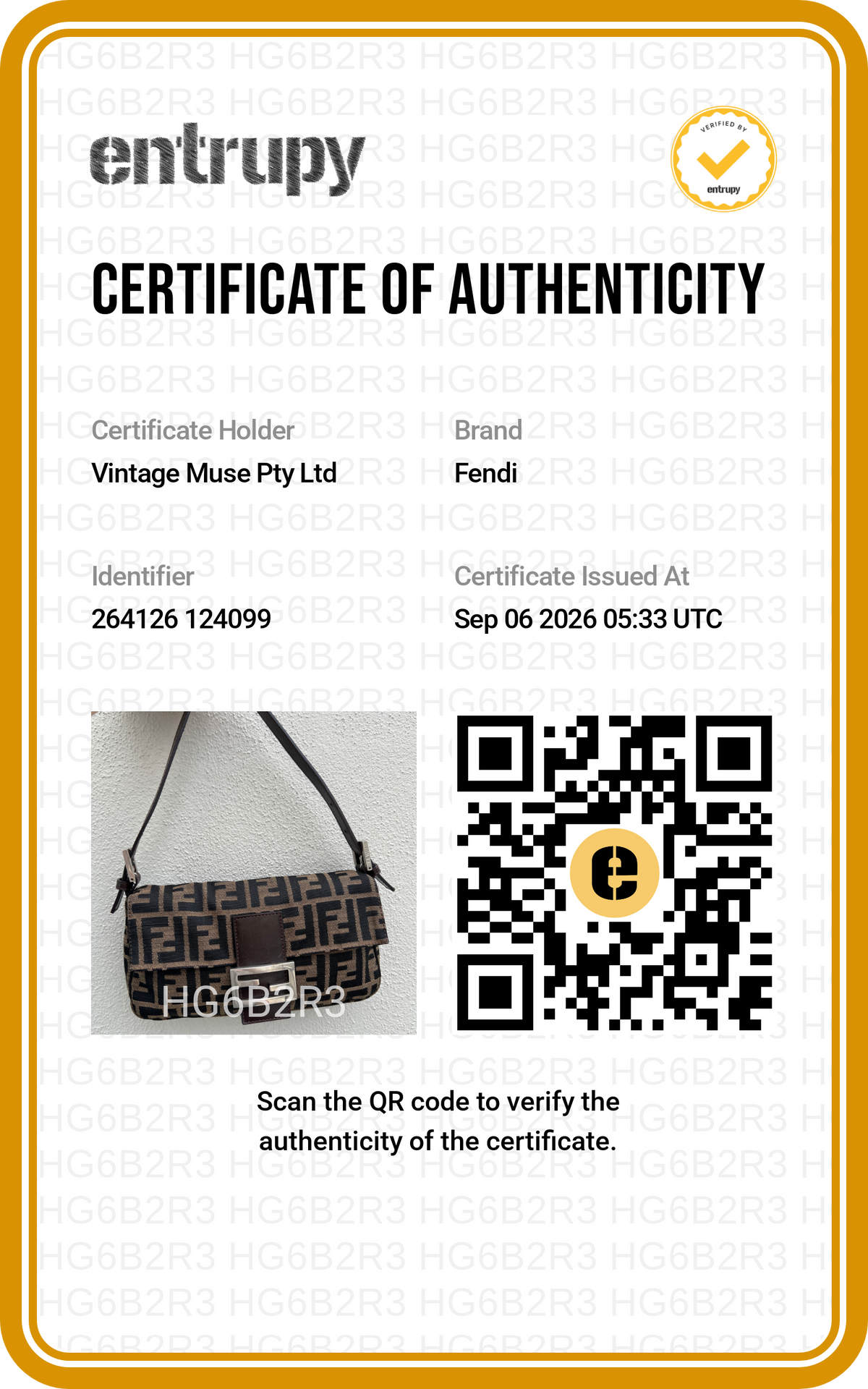 Pre-loved Fendi Vintage Zucca Baguette Handbag