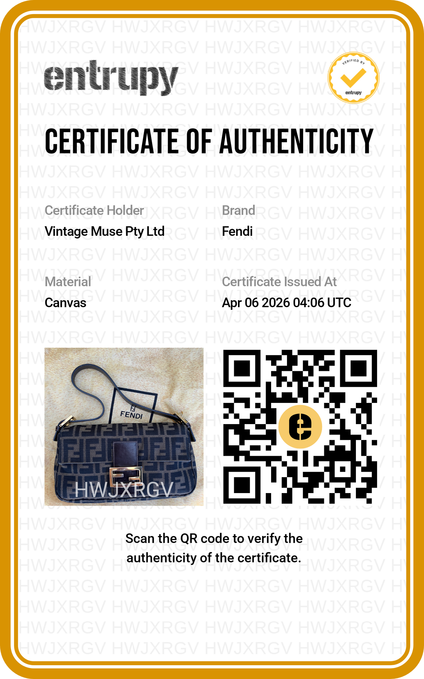 Pre-loved Fendi Vintage Zucca Baguette Handbag