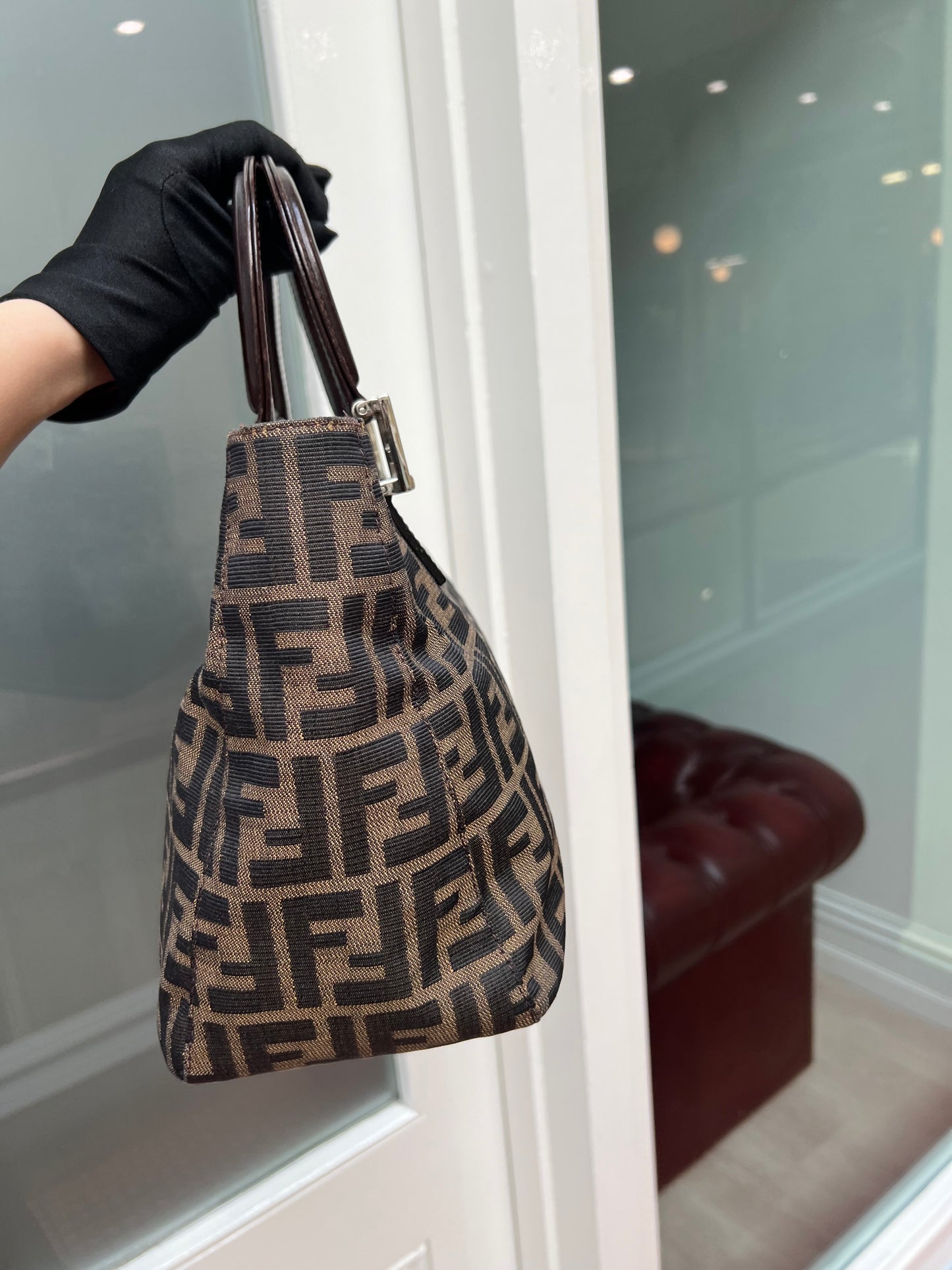 Pre-loved Fendi Vintage Zucca Print tote bag