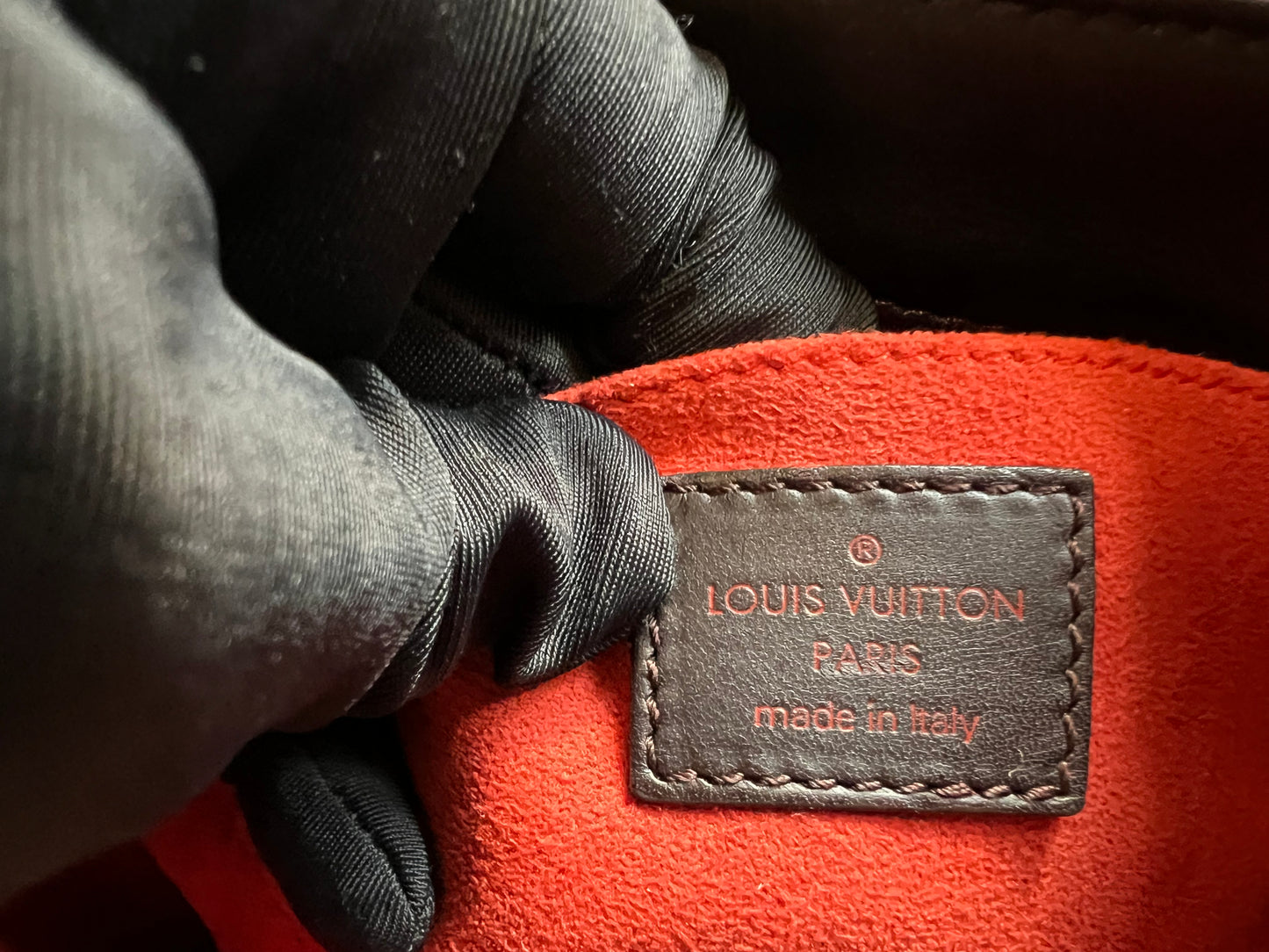 Pre-loved Louis Vuitton Damier Sauvage Impala Pony Hair Hand Bag