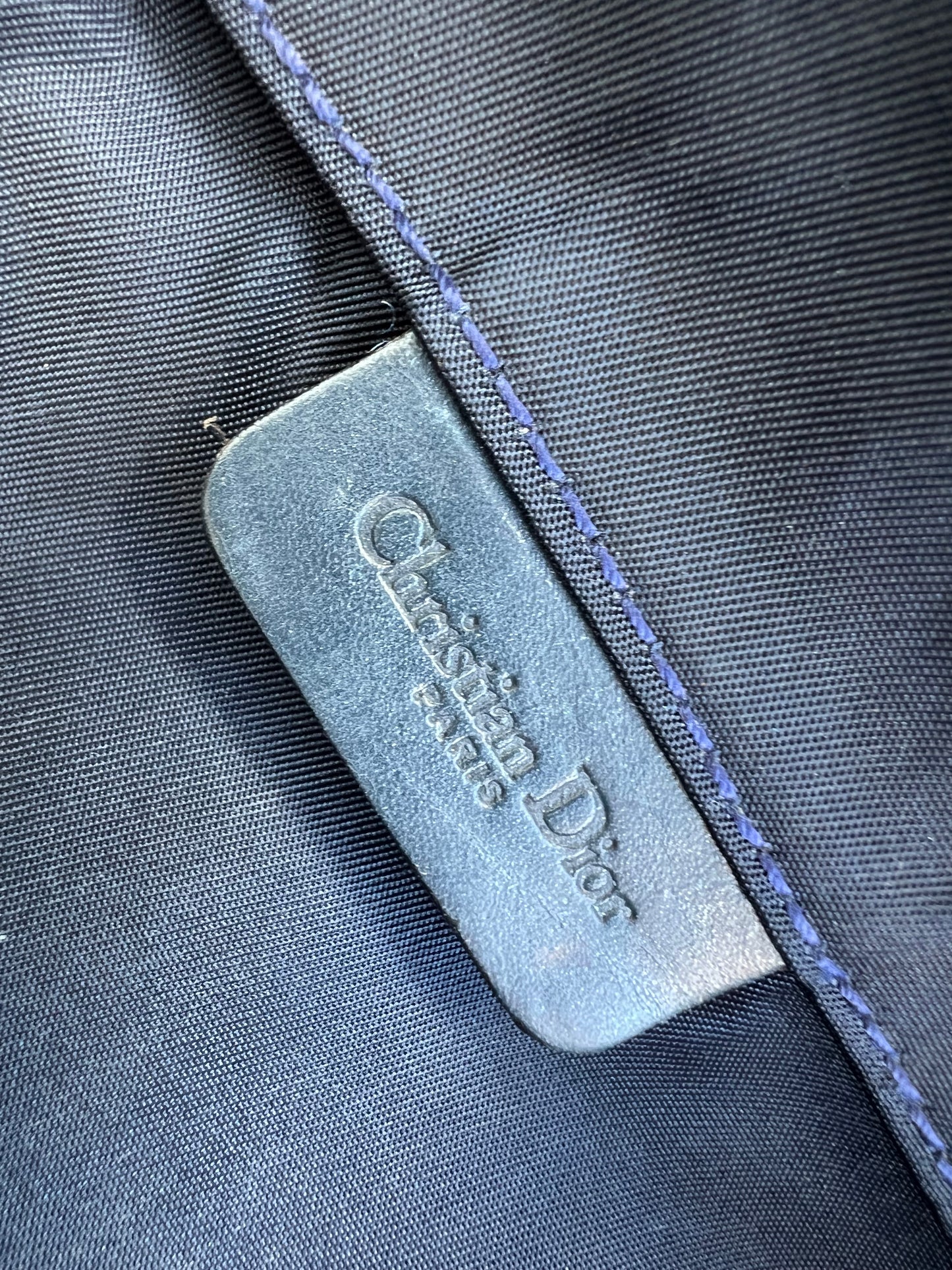 Pre-loved Christian Dior Saddle Pouch Trotter Handbag