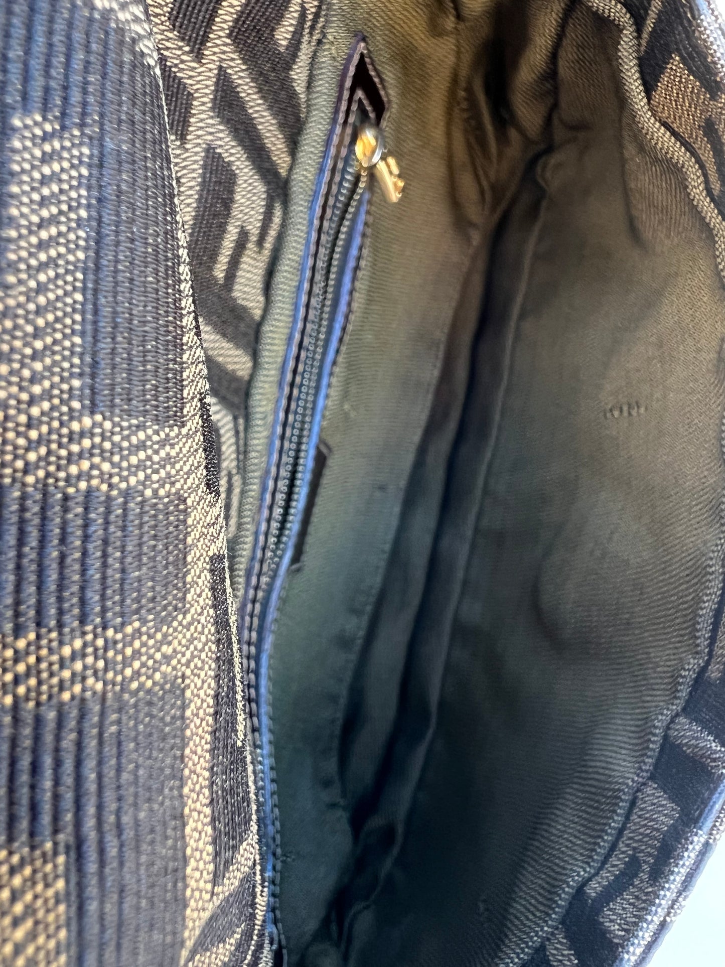 Pre-loved Fendi Vintage Zucca Baguette Handbag