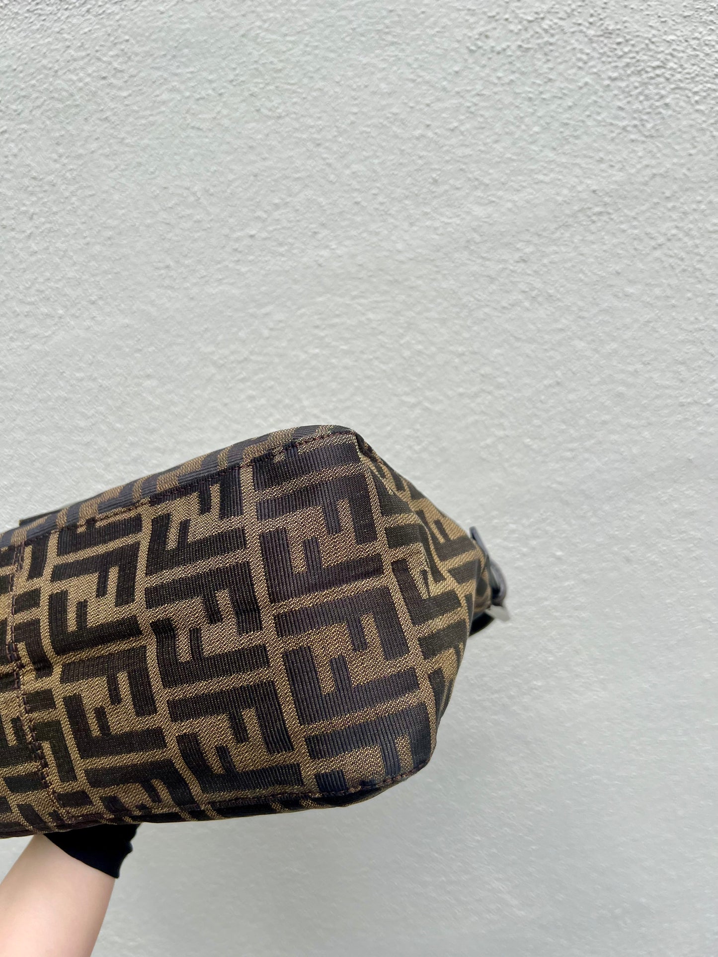 Pre-loved Fendi Vintage Zucca Mamma Handbag