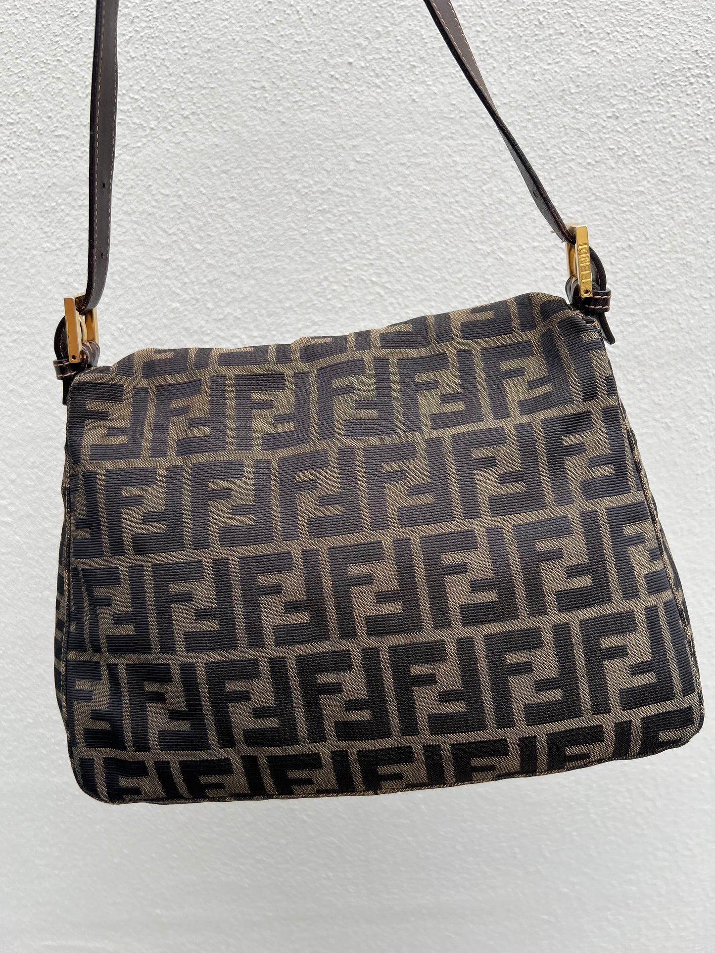 Pre-loved Fendi Vintage Zucca Mamma Handbag