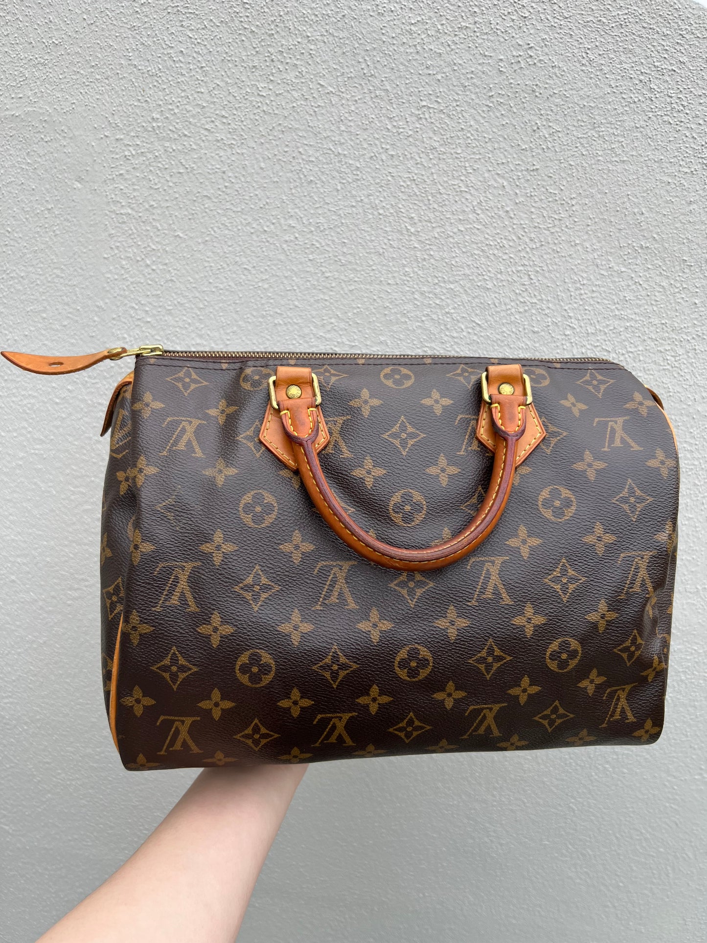 Pre-loved Louis Vuitton Speedy 30 Handbag Monogram 2012