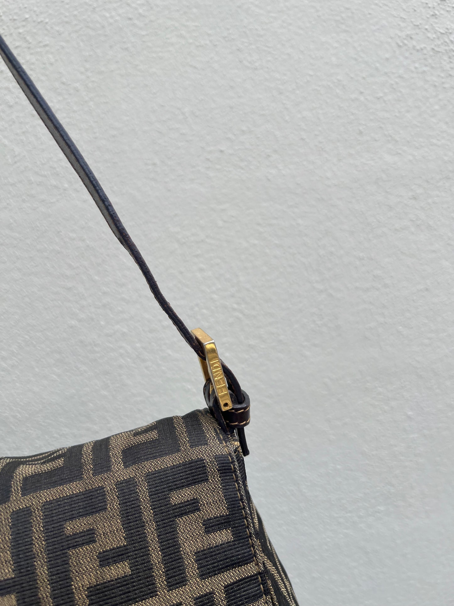 Pre-loved Fendi Vintage Zucca Mamma Handbag