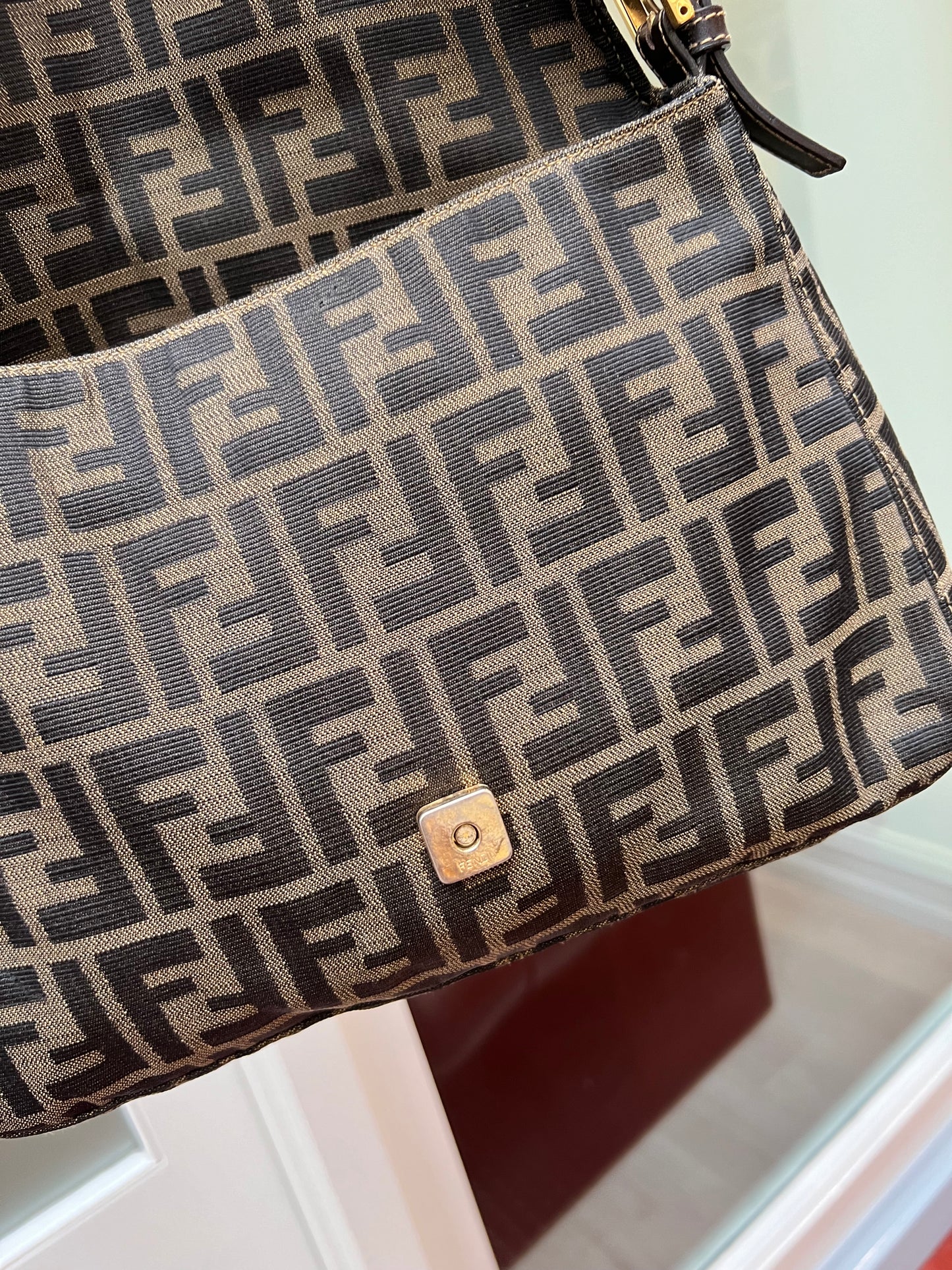 Pre-loved Fendi Vintage Zucca Mamma Handbag