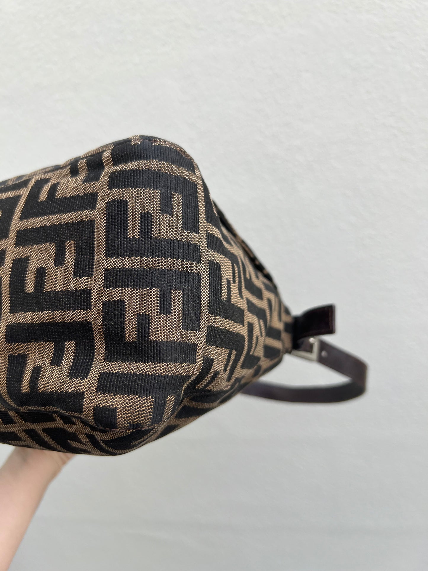Pre-loved Fendi Vintage Zucca Mamma Handbag