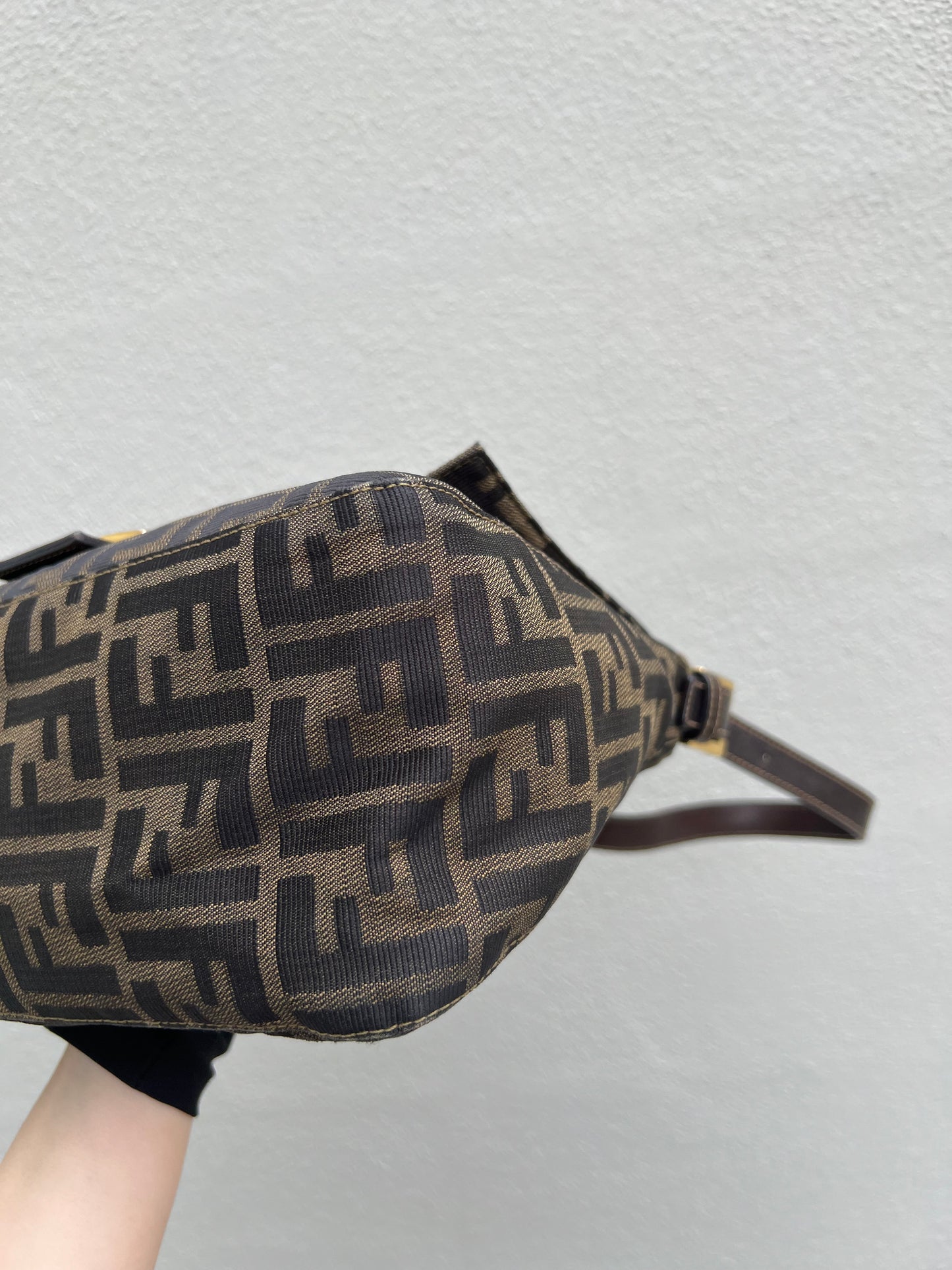 Pre-loved Fendi Vintage Zucca Mamma Handbag