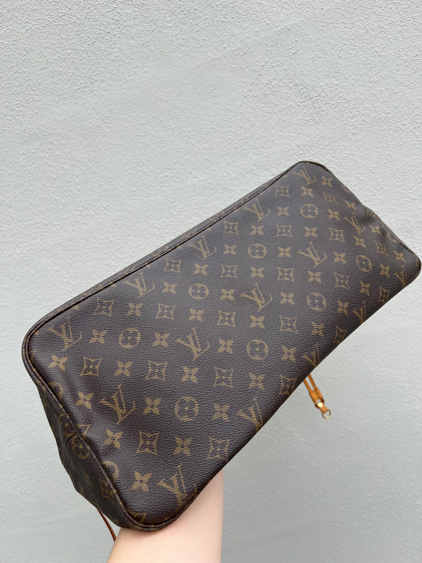 Pre-loved Louis Vuitton Neverfull Leather Tote GM Monogram 2008